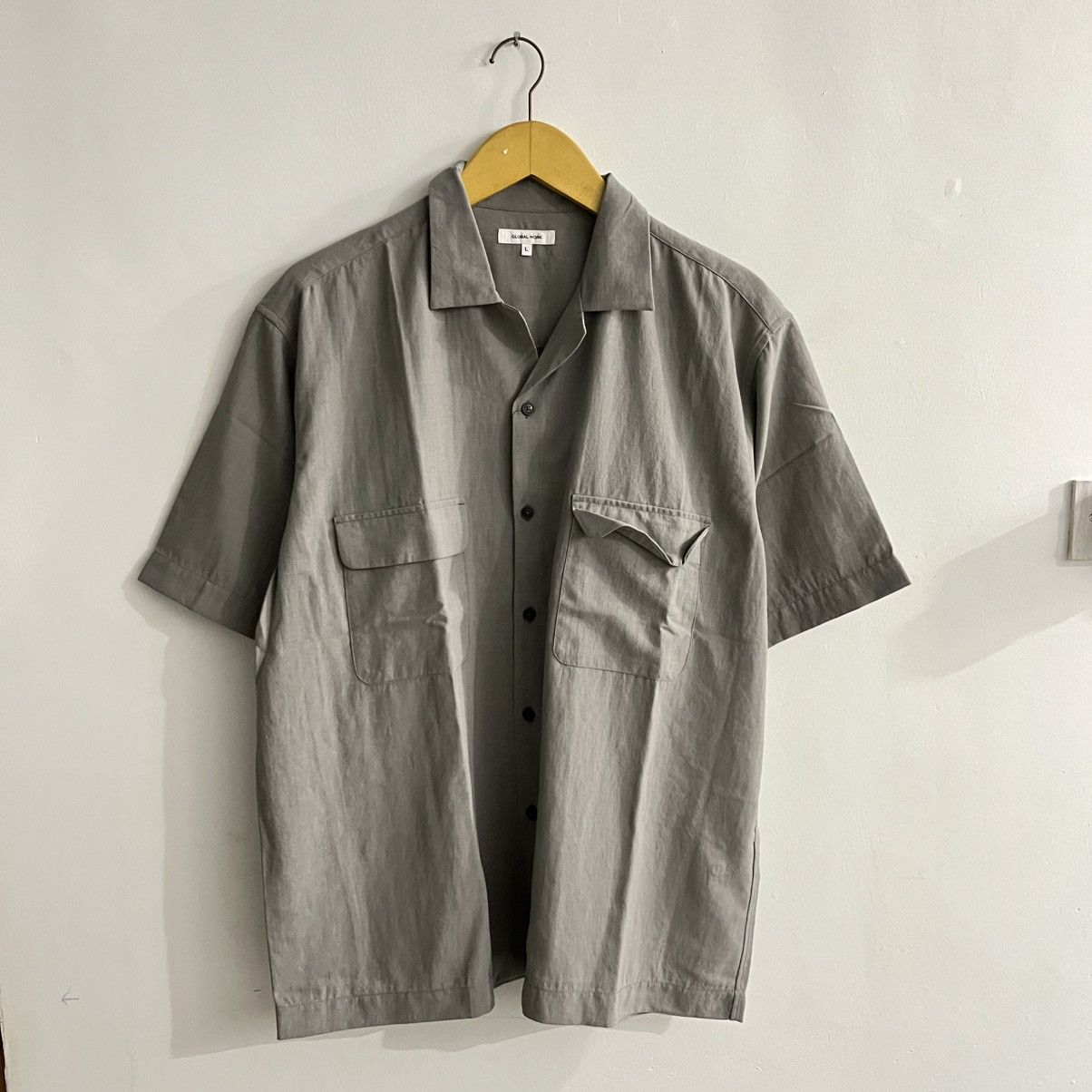 Japanese Brand Global Work - Campcollar Button Up Shirt Size US L / EU 52-54 / 3 - 1 Thumbnail