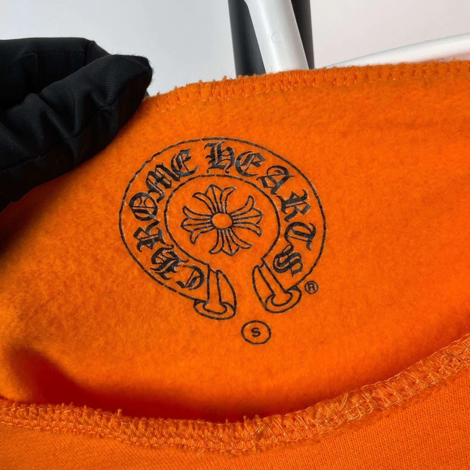 Chrome Hearts Chrome Hearts cotton short sweatshirt 170/92B orange Size M / US 6-8 / IT 42-44 - 4 Thumbnail