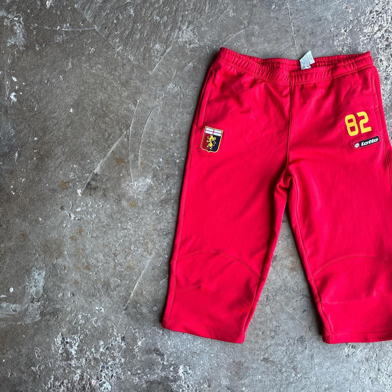Lotto Sport Lotto Genoa CFC Red Tracksuit Bottoms (3/4 Length) Size US 32 / EU 48 - 2 Thumbnail