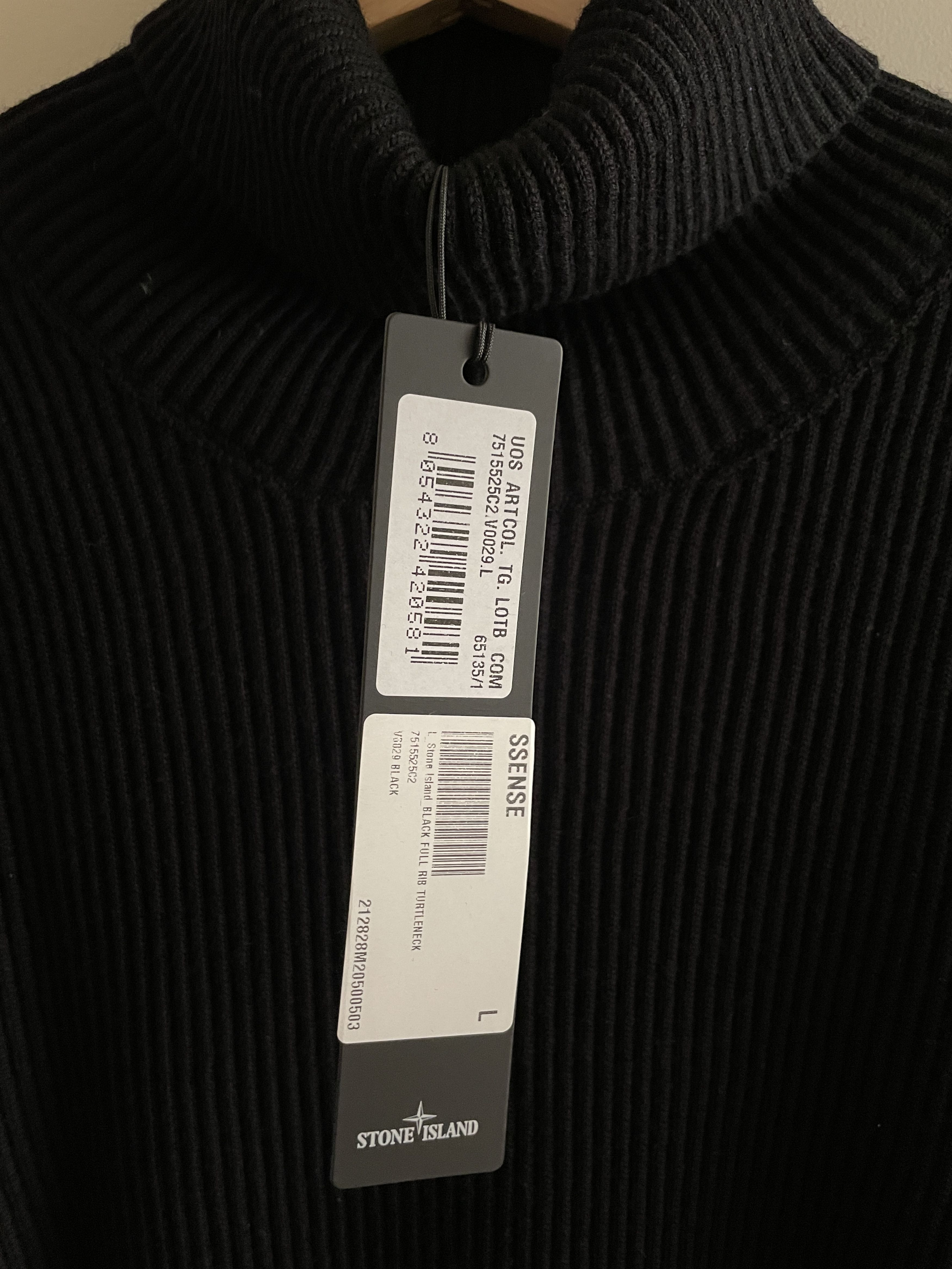 Stone Island Full Rib Turtleneck Size US L / EU 52-54 / 3 - 4 Thumbnail