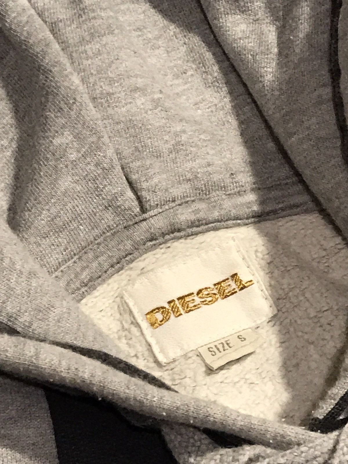 Diesel Vintage Hoodie Diesel Y2K Monogram Grey S Size S / US 4 / IT 40 - 8 Thumbnail