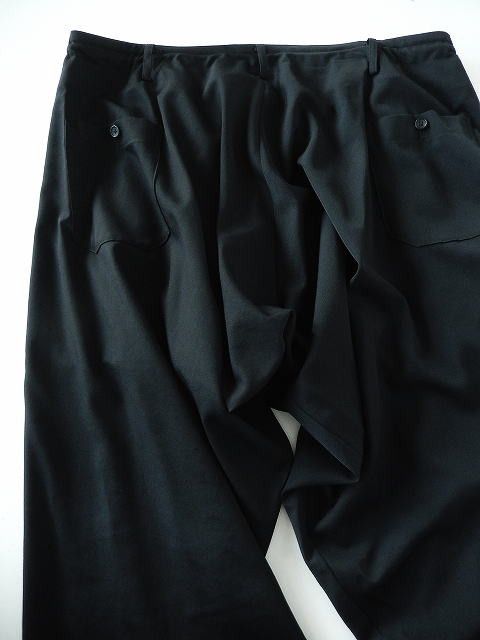 Yohji Yamamoto Yohji Yamamoto Pour Homme - W/Gabardine Drape Pants Size US 30 / EU 46 - 13 Thumbnail
