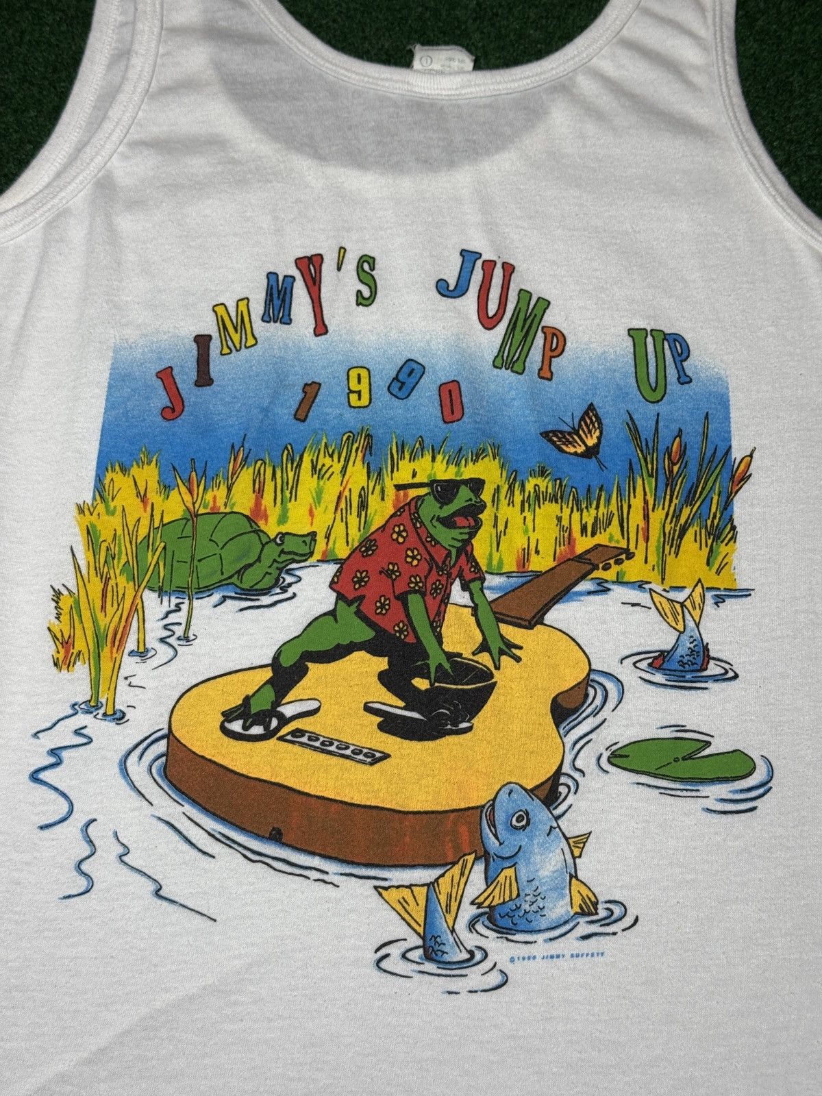 Band Tees × Vintage Vintage 90s Jimmy Buffet Jimmy’s Jump Up Tour S/M Tank Top Size US S / EU 44-46 / 1 - 2 Thumbnail