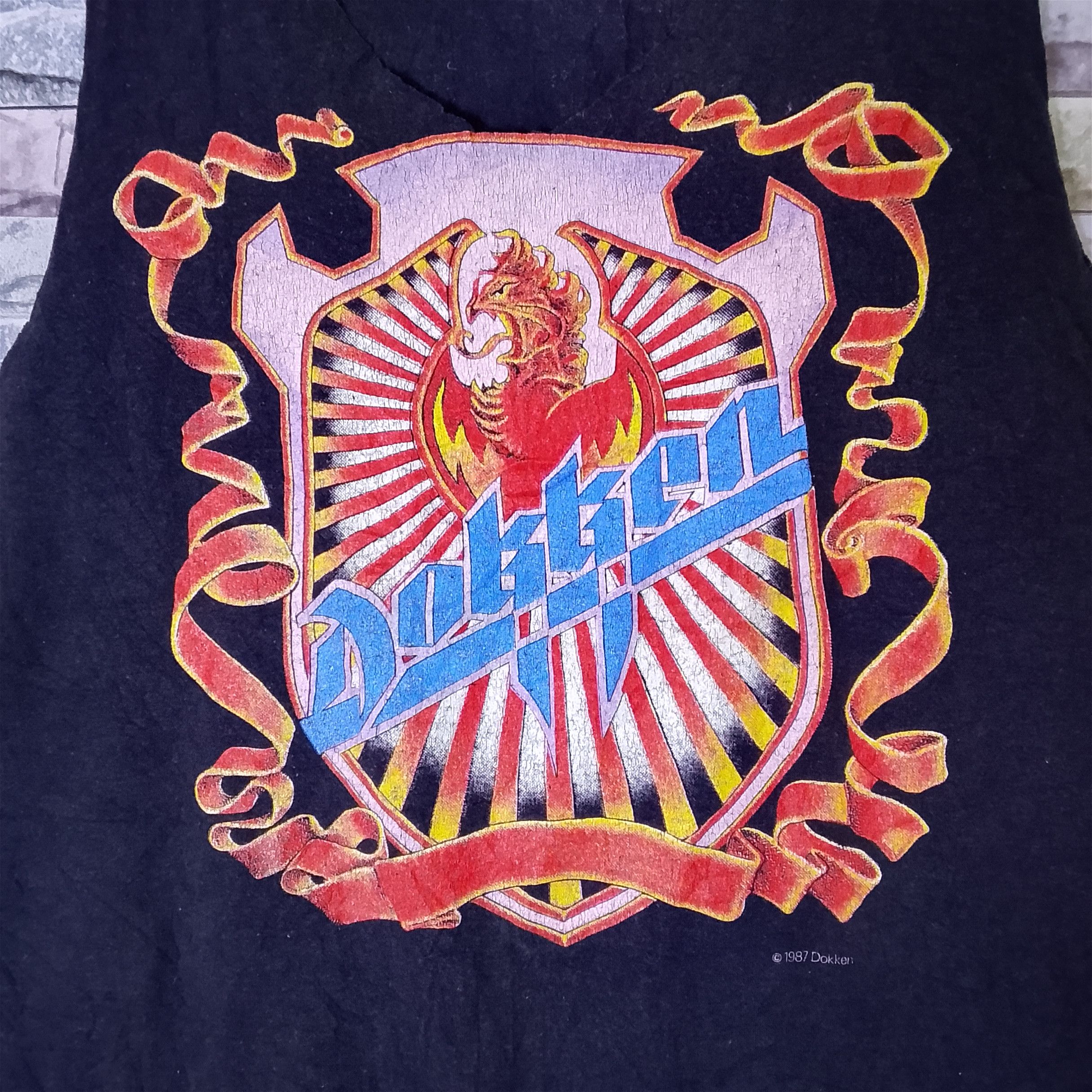 Band Tees Vintage 80s Dokken Back For The Attack World Tour Trash Tee Size US M / EU 48-50 / 2 - 4 Thumbnail