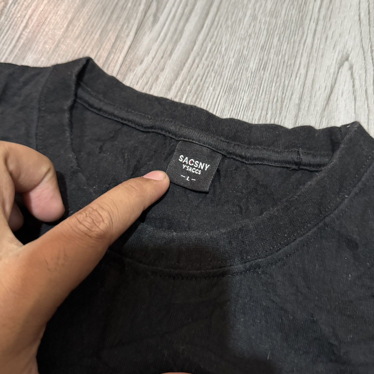 Y's × Yohji Yamamoto Sacsny Y'saccs Tshirts Size US L / EU 52-54 / 3 - 3 Thumbnail