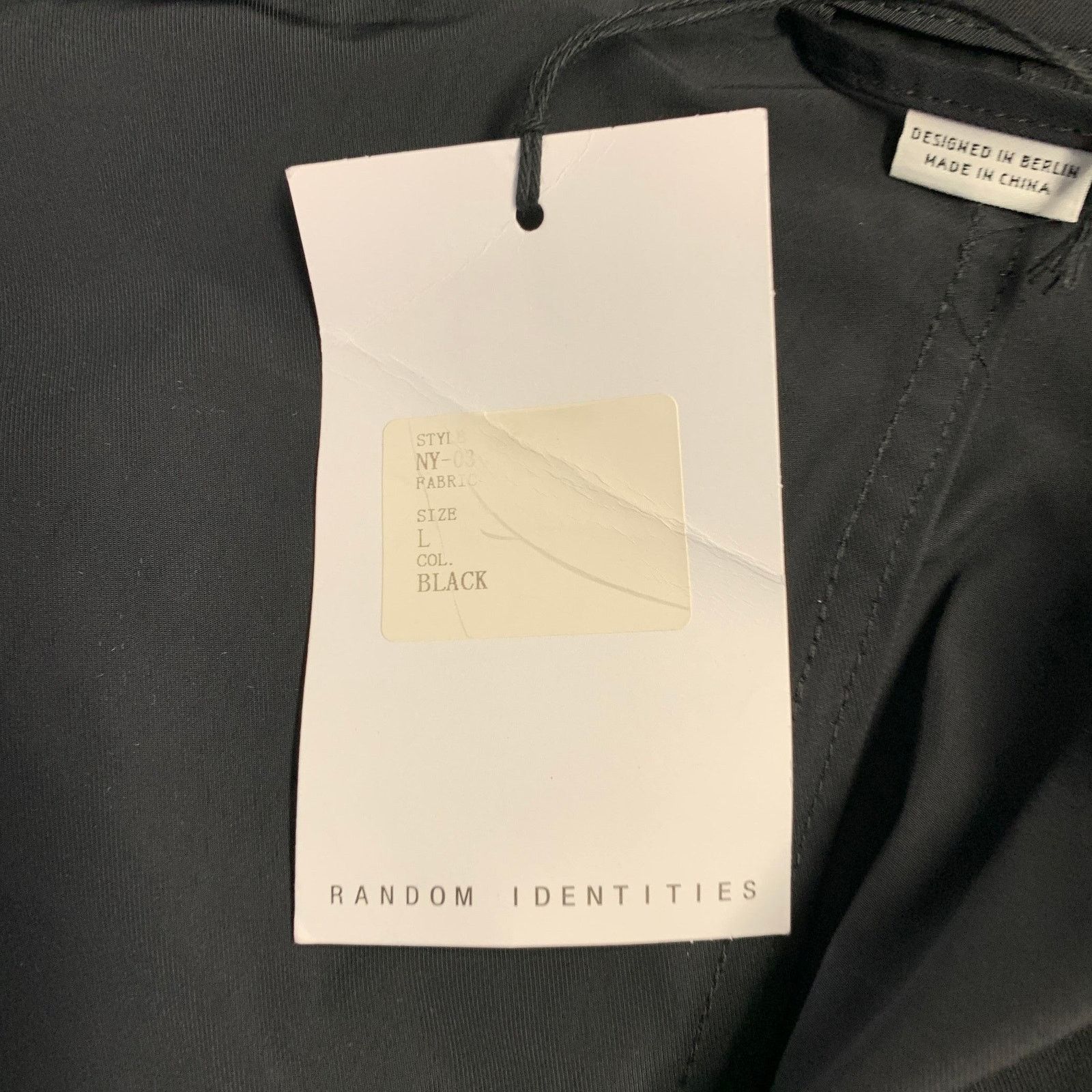 Random Identities RANDOM IDENTITIES Size L Black Polyester Belted Trench Coat Size L / US 10 / IT 46 - 6 Thumbnail