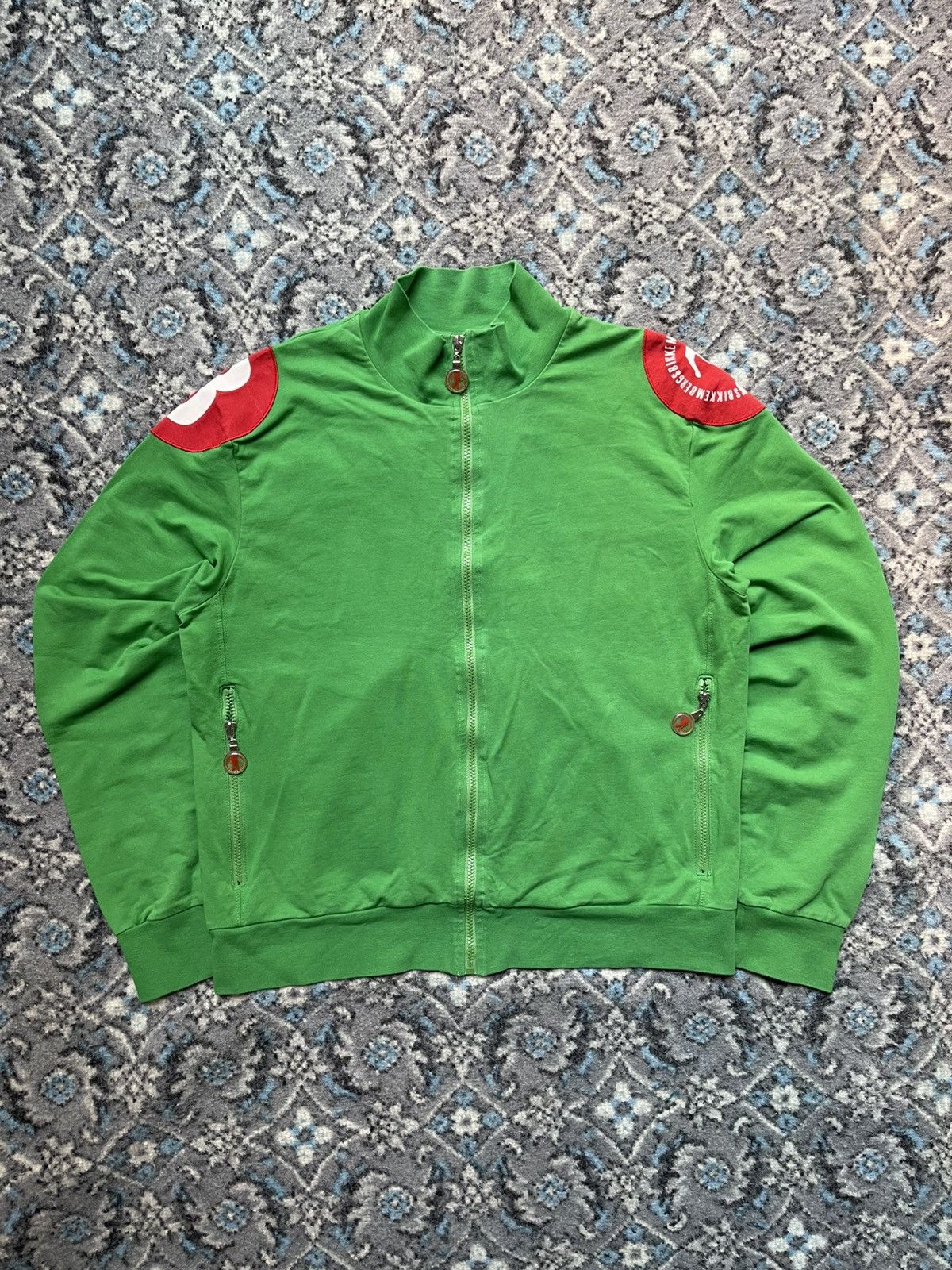 Dirk Bikkembergs Dirk Bikkembergs Zip Up Sweater Football Line y2k Size US XL / EU 56 / 4 - 1 Thumbnail
