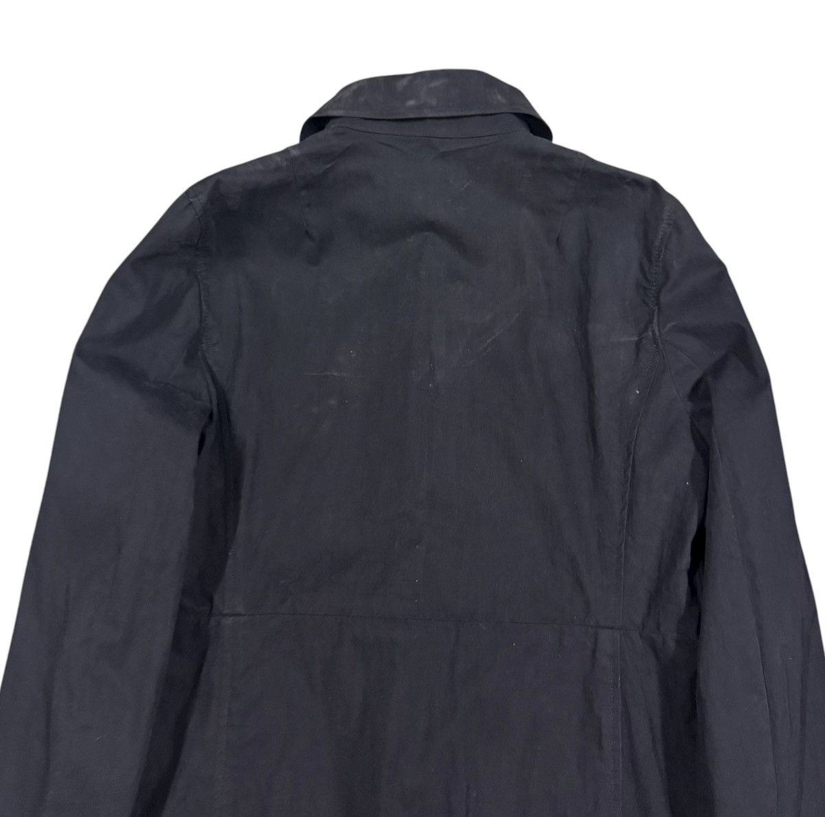 J.Crew Vtg🔥J.Crew Buttoned Black Cotton Long Jacket Size US S / EU 44-46 / 1 - 8 Thumbnail