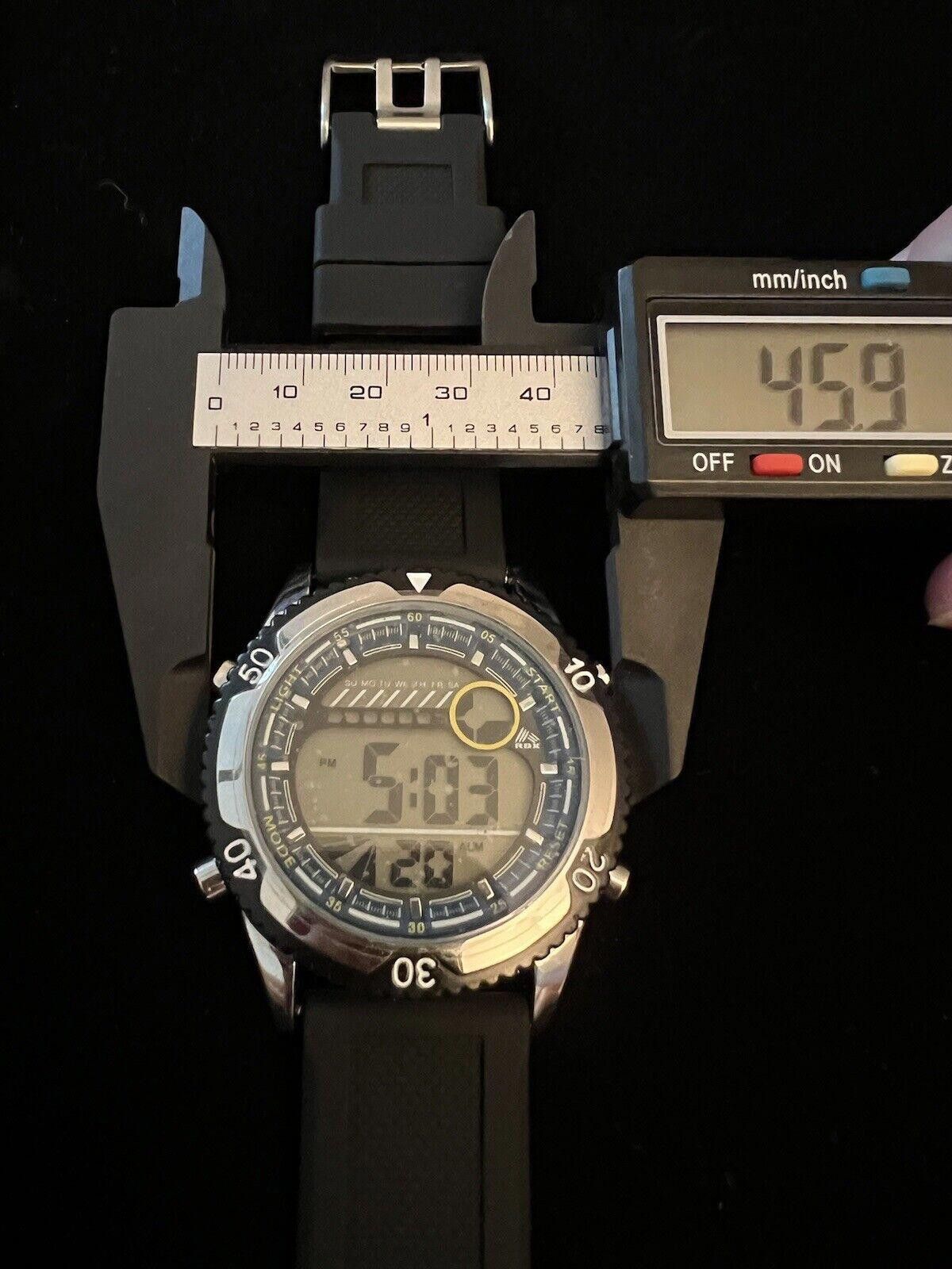 Designer RBX Watch 46 mm Plastic On Front And Back Of Watch Size ONE SIZE - 2 Thumbnail