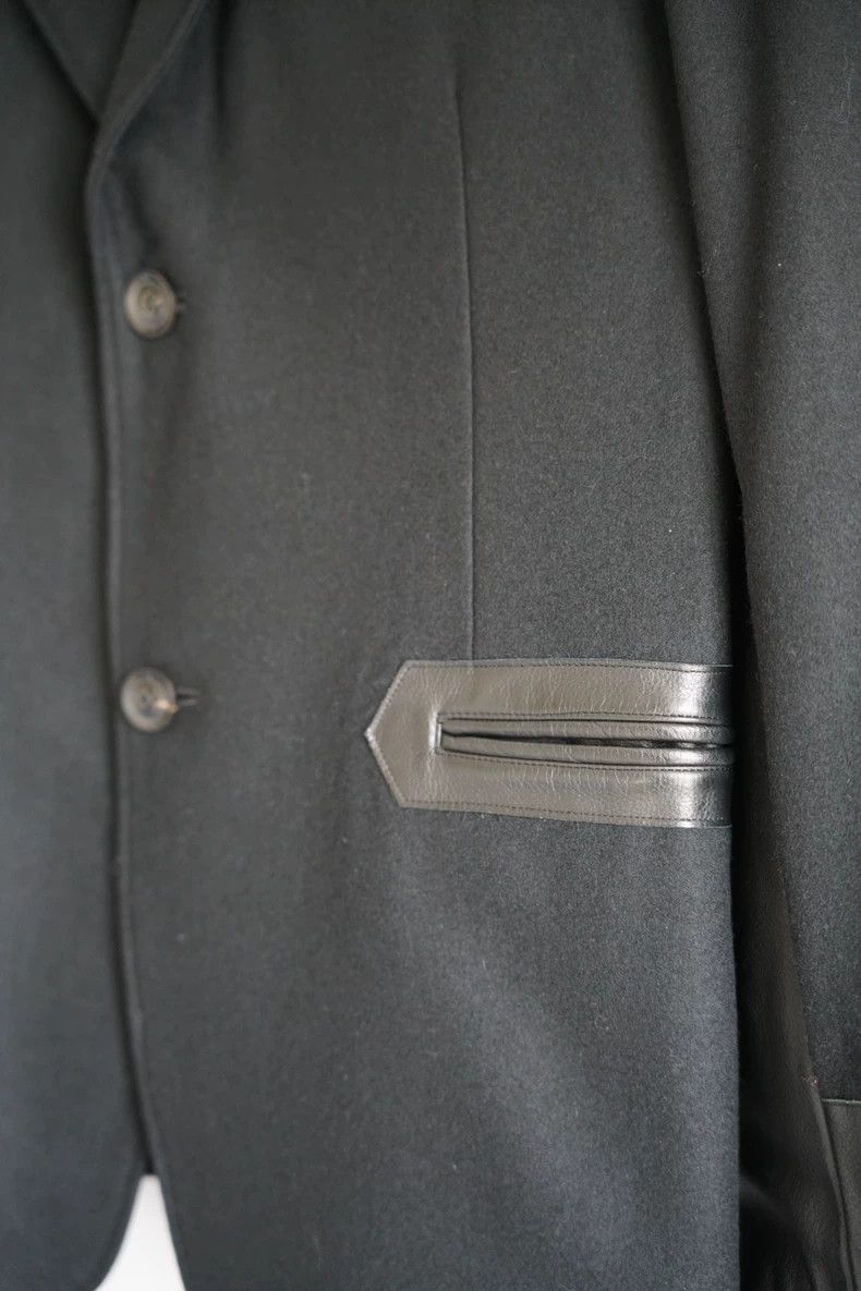 Yohji Yamamoto Yohji Yamamoto size 2 15aw leather suit with leather suit 2 Size 38R - 4 Thumbnail