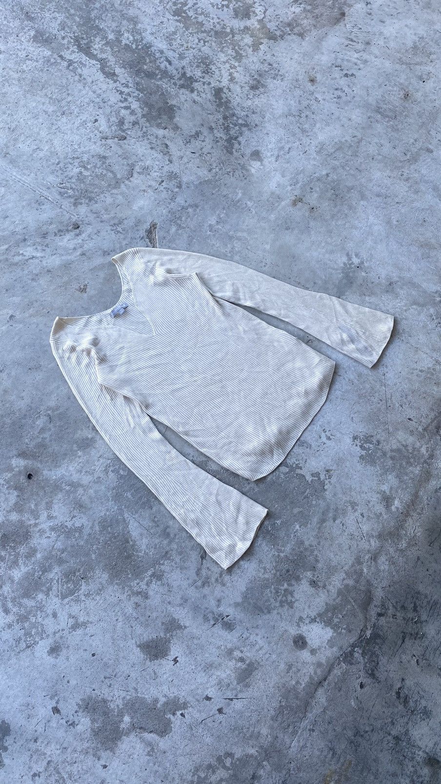 Japanese Brand 🚨FINAL DROP🚨pleated Knit Longsleeve shirt designer Size M / US 6-8 / IT 42-44 - 2 Thumbnail