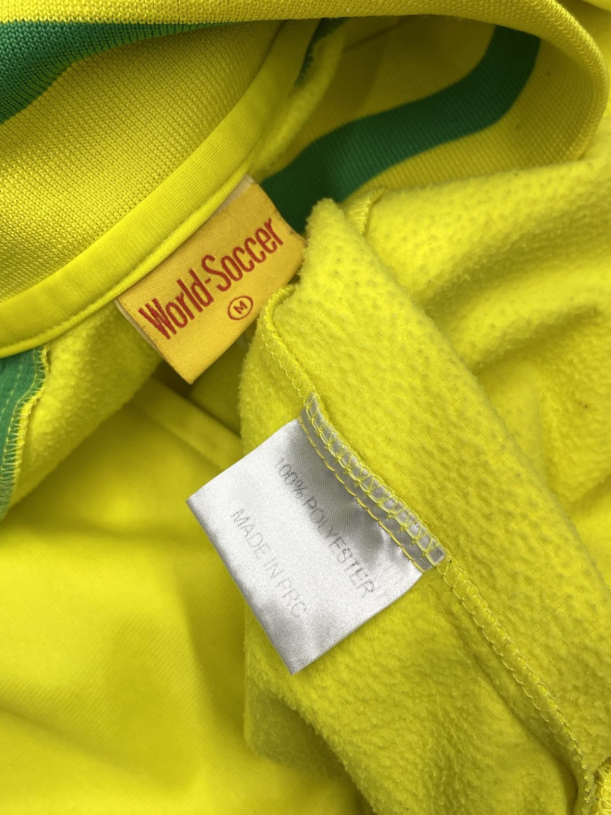 Other Vintage Brazil World Soccer CBF #10 Full Zip Track Jacket Size US M / EU 48-50 / 2 - 14 Thumbnail