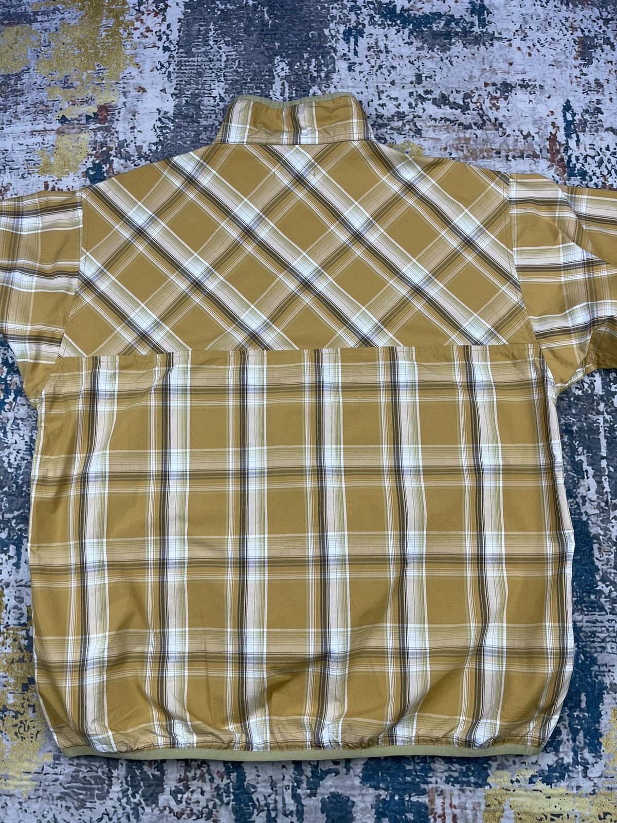 Towncraft Town Craft Snap Button Yellow Lemon Check Pullover Shirt Size US L / EU 52-54 / 3 - 5 Thumbnail