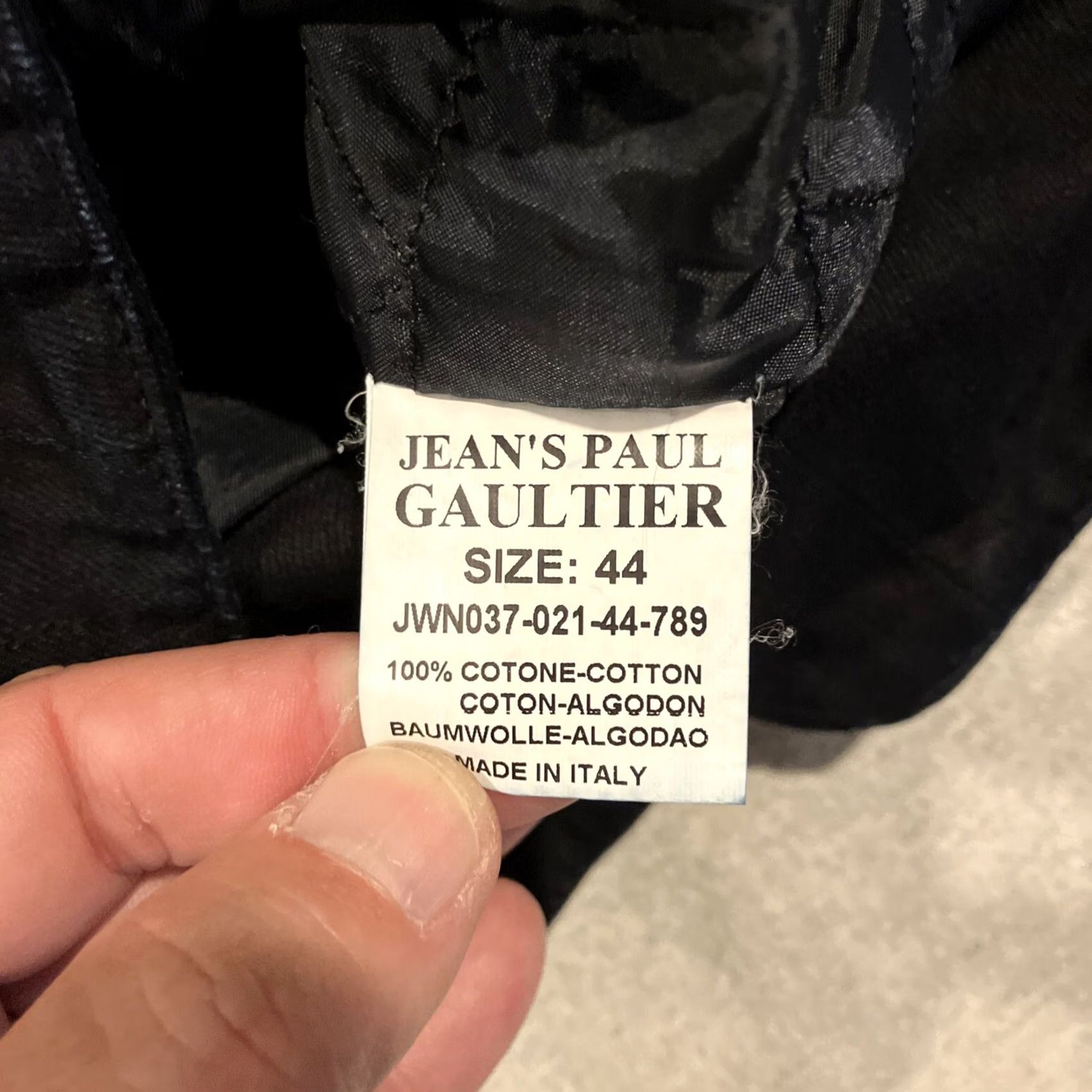 Jean Paul Gaultier VINTAGE Jean Paul Gaultier Denim Military Jacket Size 44 Women Dark Denim Jacket Coat Short Cotton Denim Military Jacket 44 Womens Size 30" / US 8 / IT 44 - 4 Thumbnail