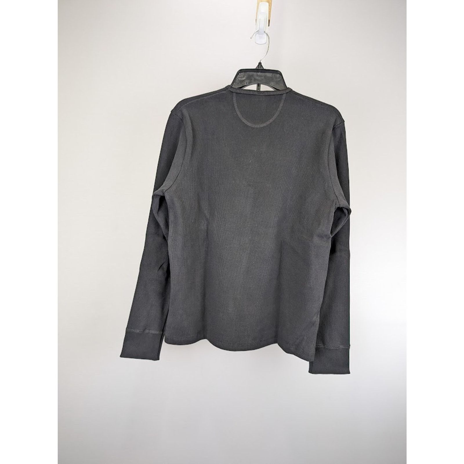 o1rshd1 Ribbed Jersey Stretch E. Long Sleeves Shirt in Black