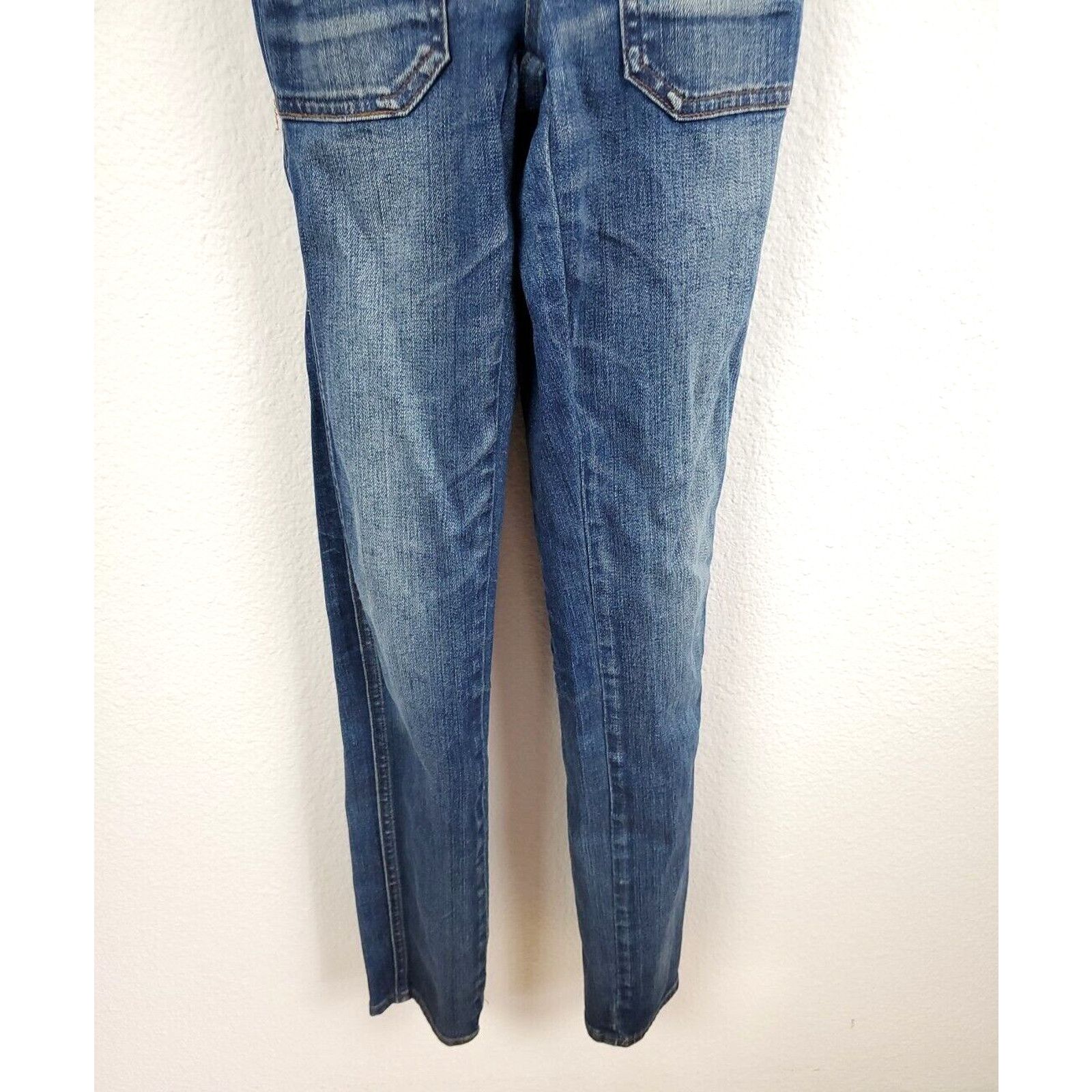 Madewell Madewell Coveralls Women XXS Denim Blue Style F0077 Jumpsuit Size 26" / US 2 / IT 38 - 5 Thumbnail