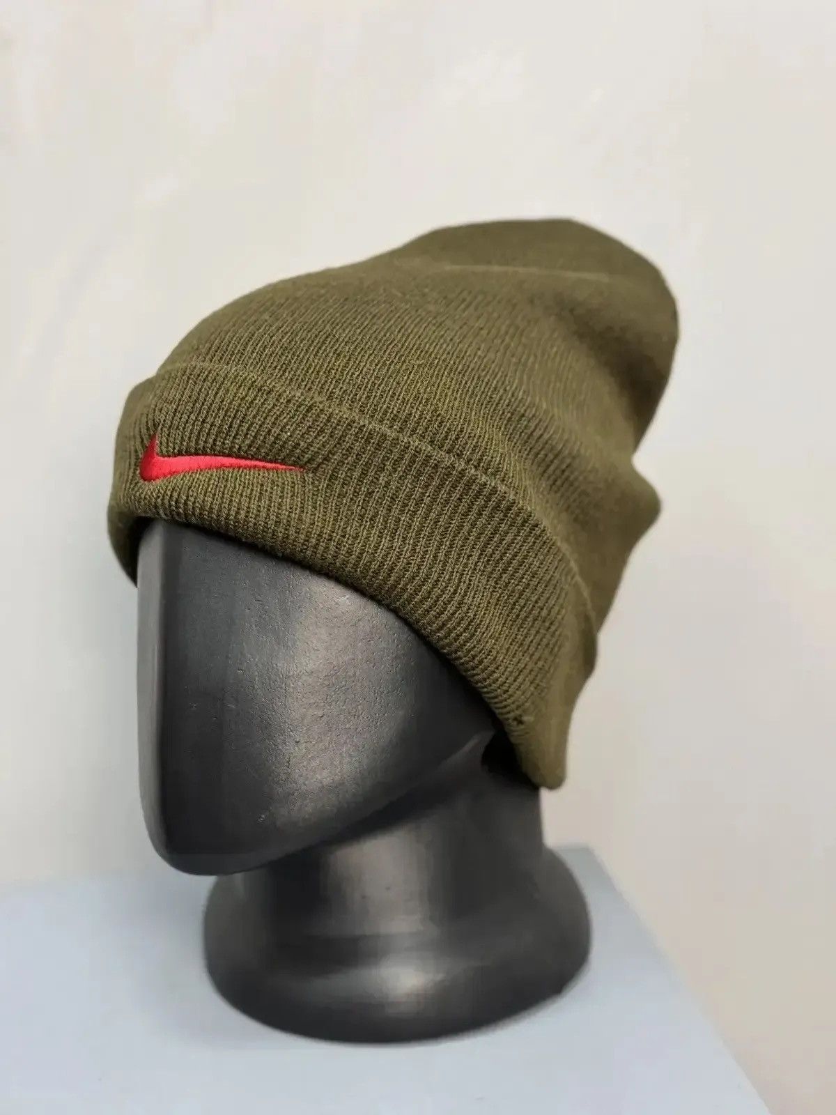 Japanese Brand × Nike Vintage Rare nike Knitted REVERSIBLE HAT/SCARF Y2K Size ONE SIZE - 1 Thumbnail