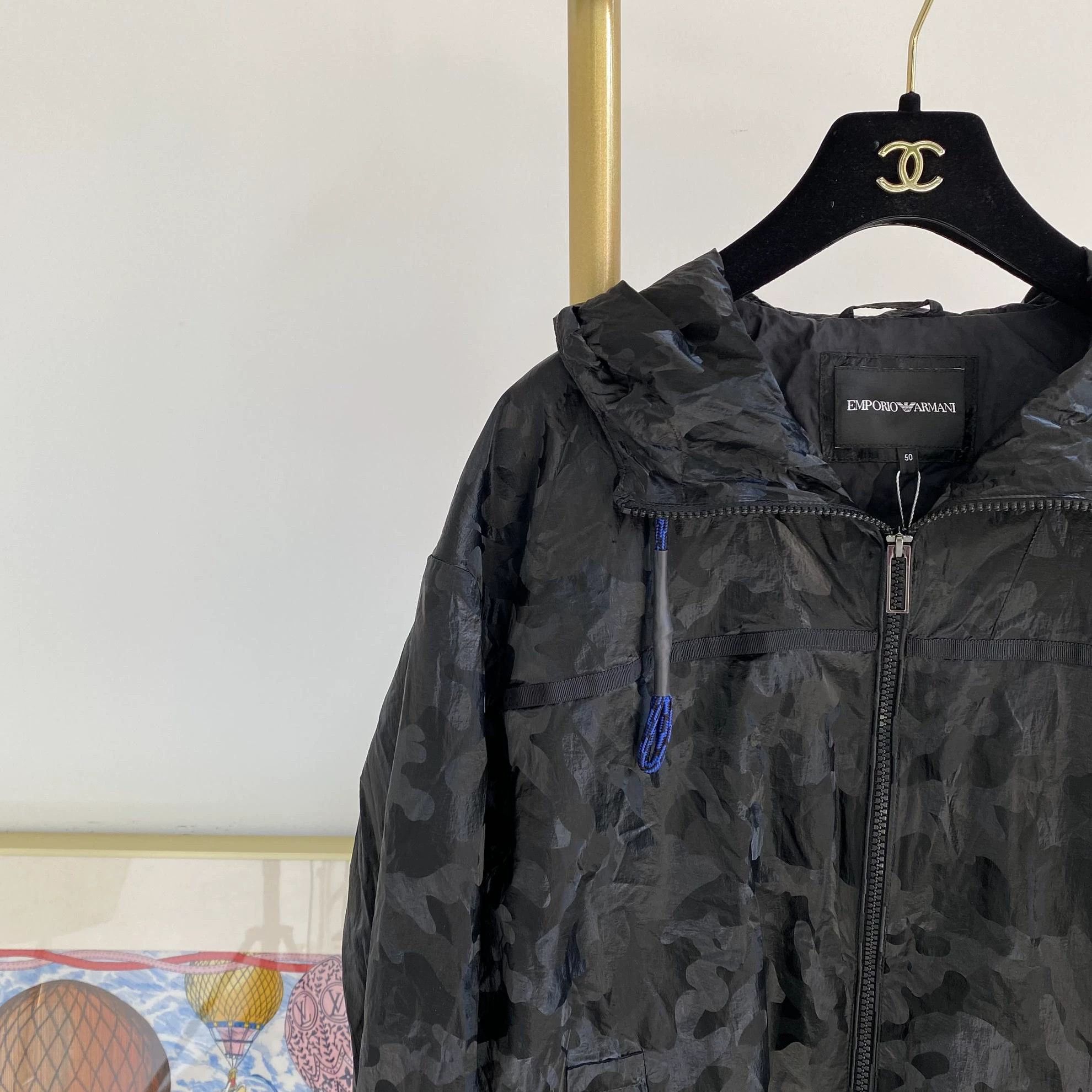 Emporio Armani Emporio Armani lightweight black jacket 50 Size US M / EU 48-50 / 2 - 3 Thumbnail