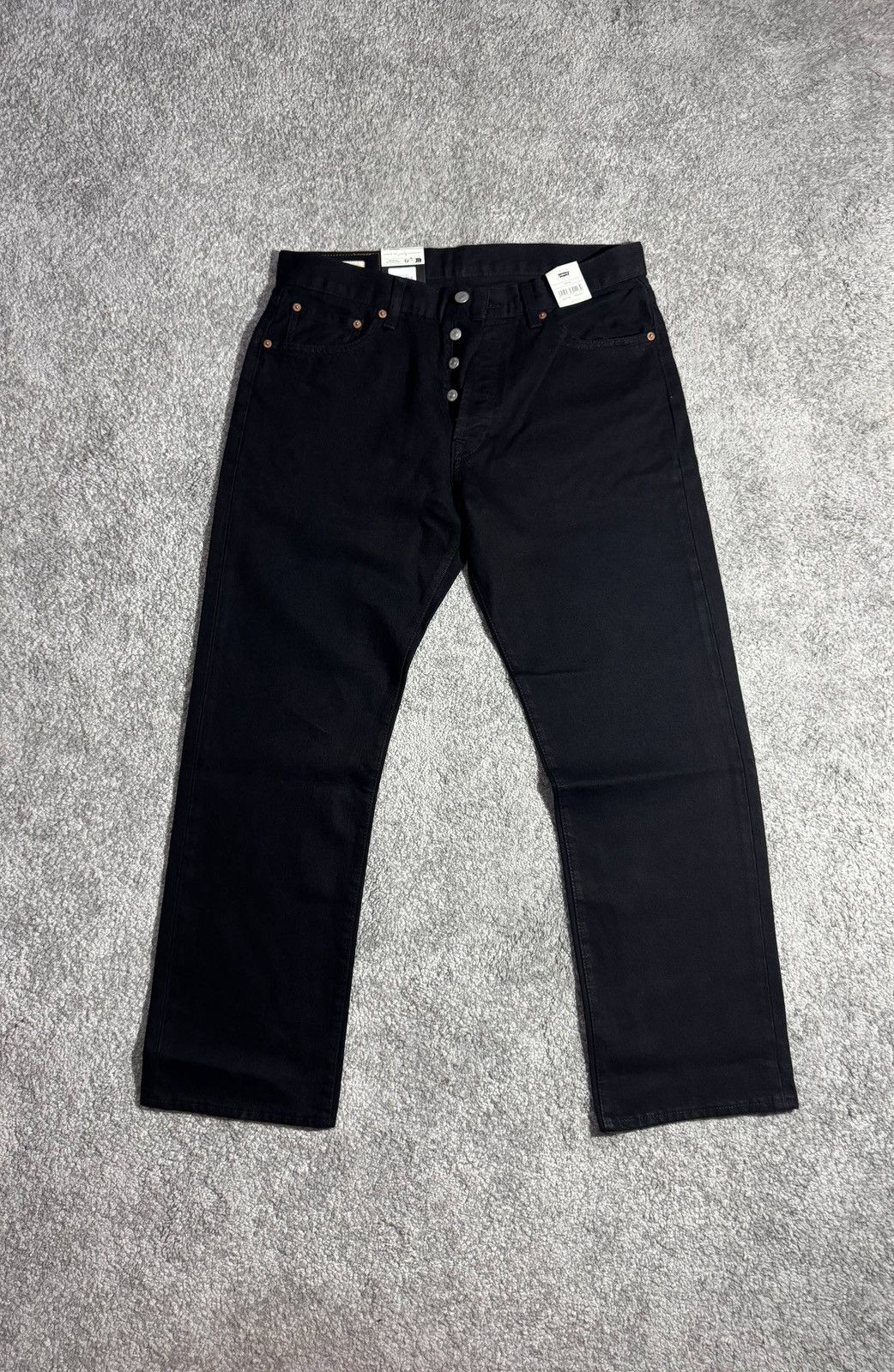 Levi's Levi’s 501 Jeans in Black W34 L30 Size US 34 / EU 50 - 2 Thumbnail