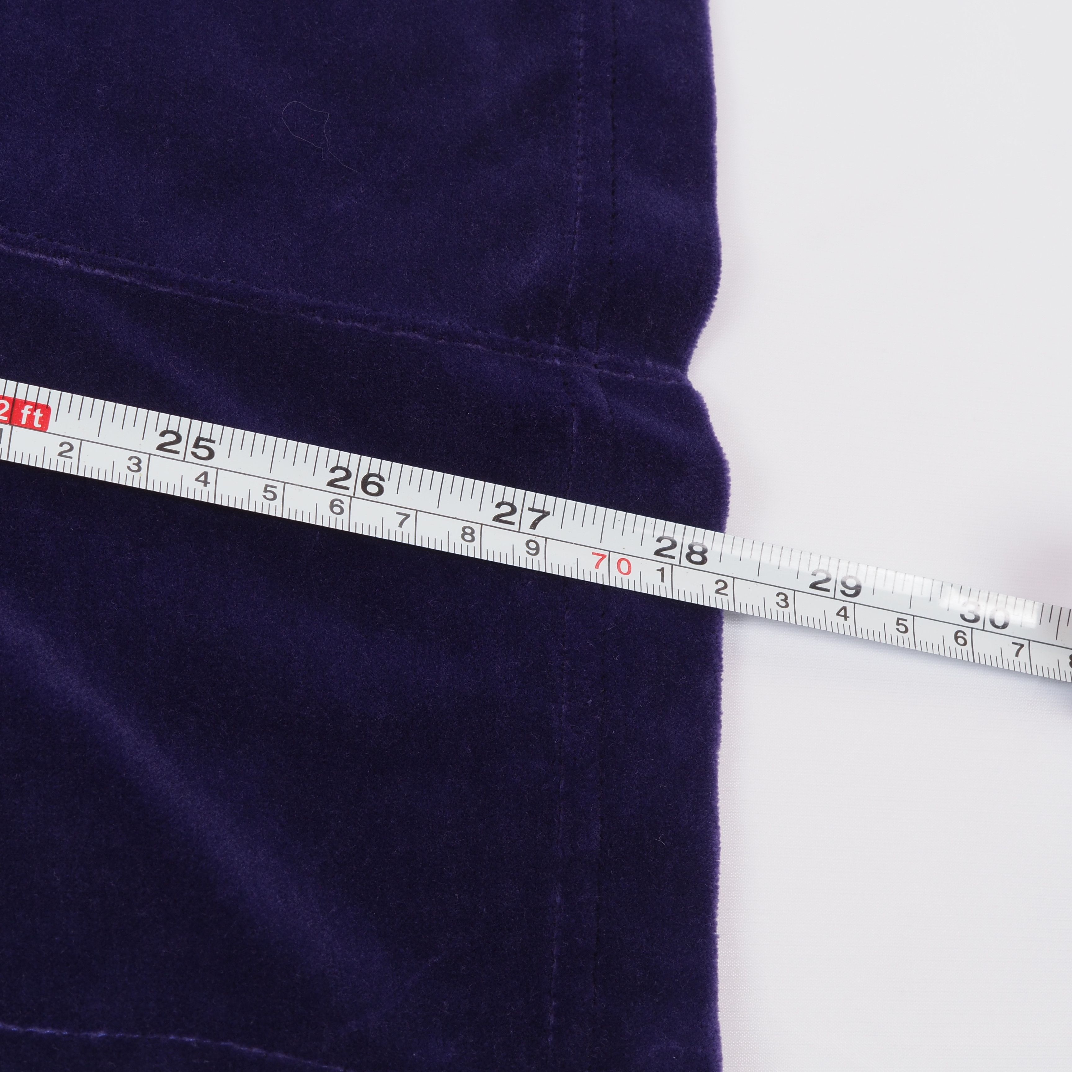 Sonia Rykiel Sonia Rykiel Vintage Women's Violet Purple Velour Logo Top Size L / US 10 / IT 46 - 7 Thumbnail