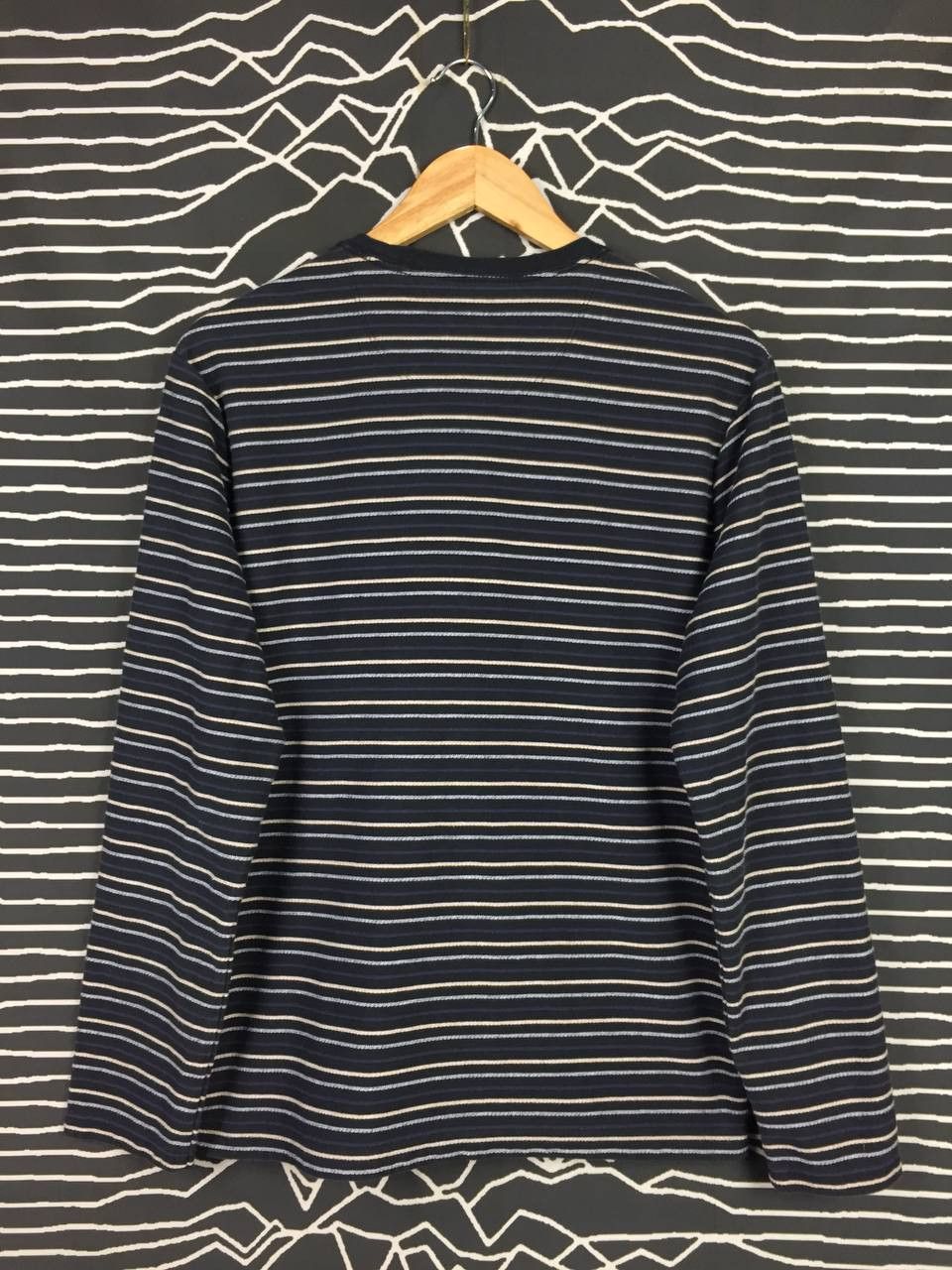 Gap GAP Crewneck Striped Essential Longsleeve Tee Size US M / EU 48-50 / 2 - 5 Thumbnail
