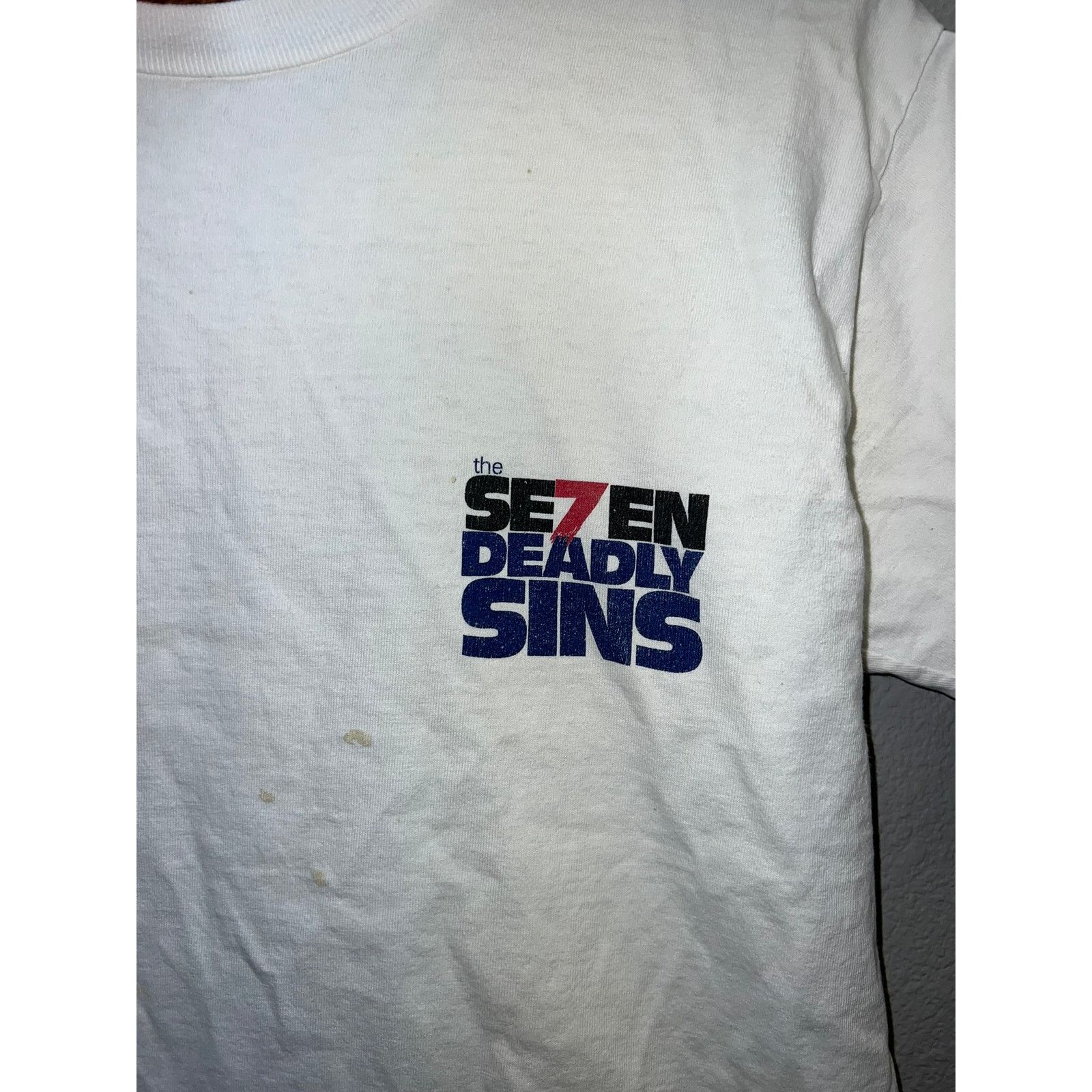 Vintage The Seven Deadly Sins Shirt Jesus The Lord Will Bible Shirt Size US S / EU 44-46 / 1 - 3 Thumbnail