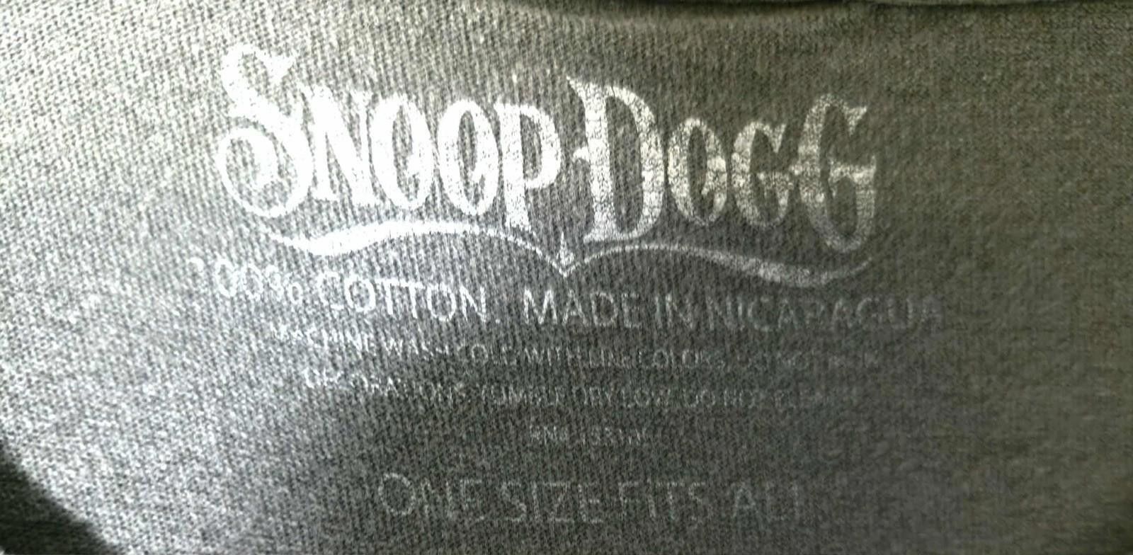 Snoop Dogg Snoop Dogg Rap Tee Vintage Style Black Hip Hop LARGE#4 Size US L / EU 52-54 / 3 - 5 Thumbnail