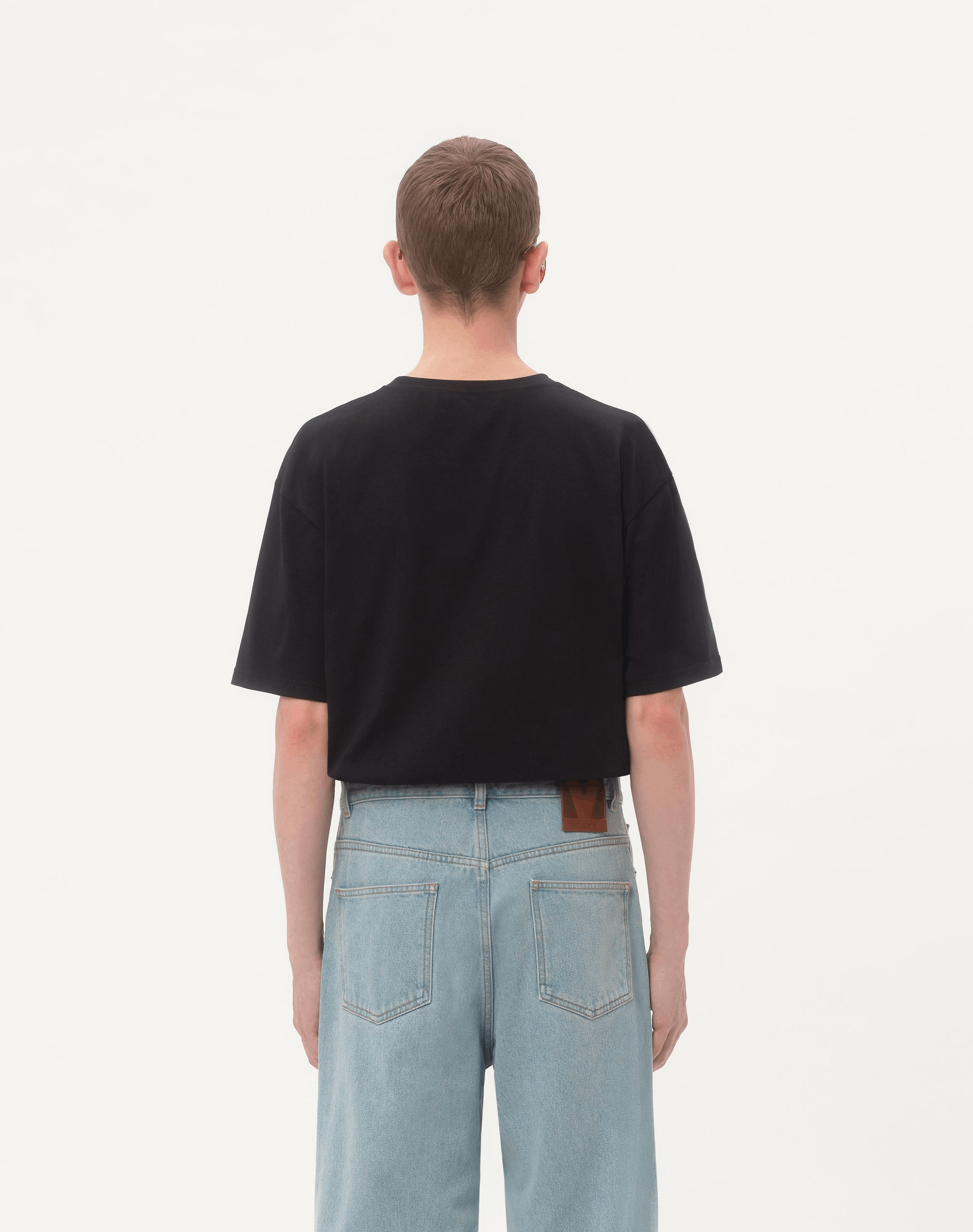 Other Black Cotton T-Shirt – Timeless Minimalist Essential Size US M / EU 48-50 / 2 - 5 Thumbnail