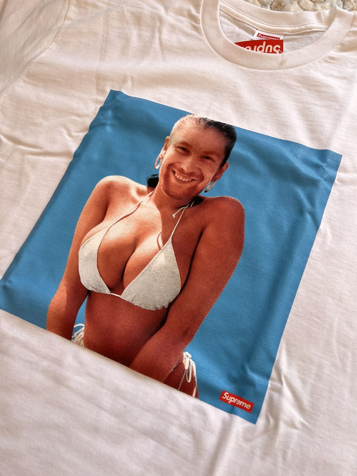 Supreme XL Supreme x Aphex Twin Windowlicker tee Tshirt white logo Size US XL / EU 56 / 4 - 14 Thumbnail