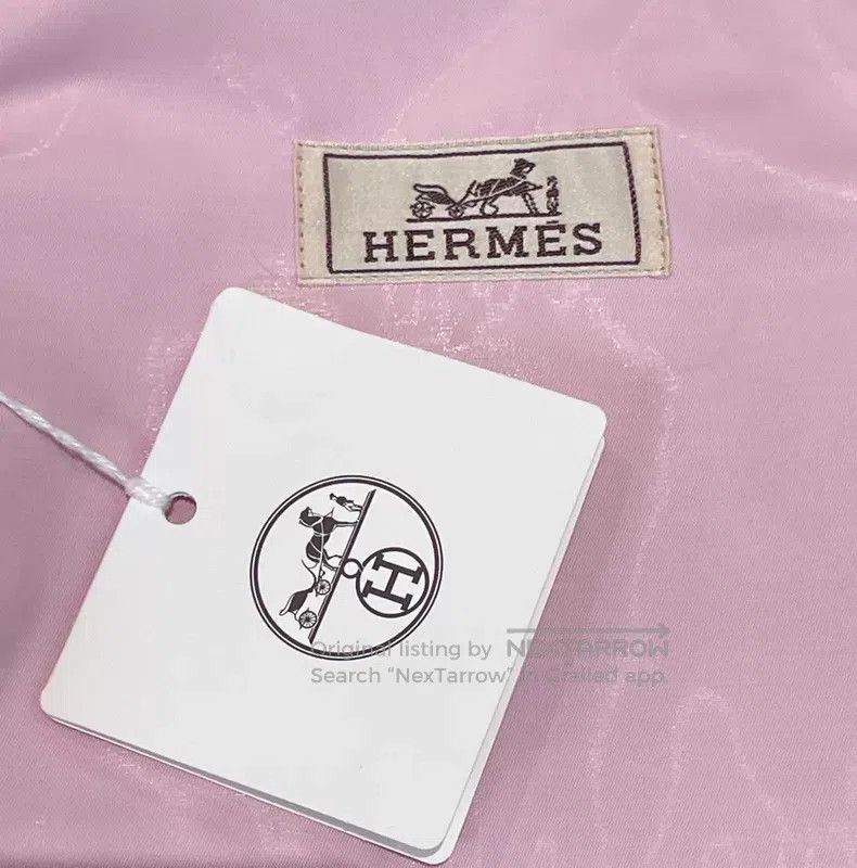 Hermes Hermes Light Pink Baseball Jacket, Fabric 56% Nylon + 44% Size US S / EU 44-46 / 1 - 5 Thumbnail