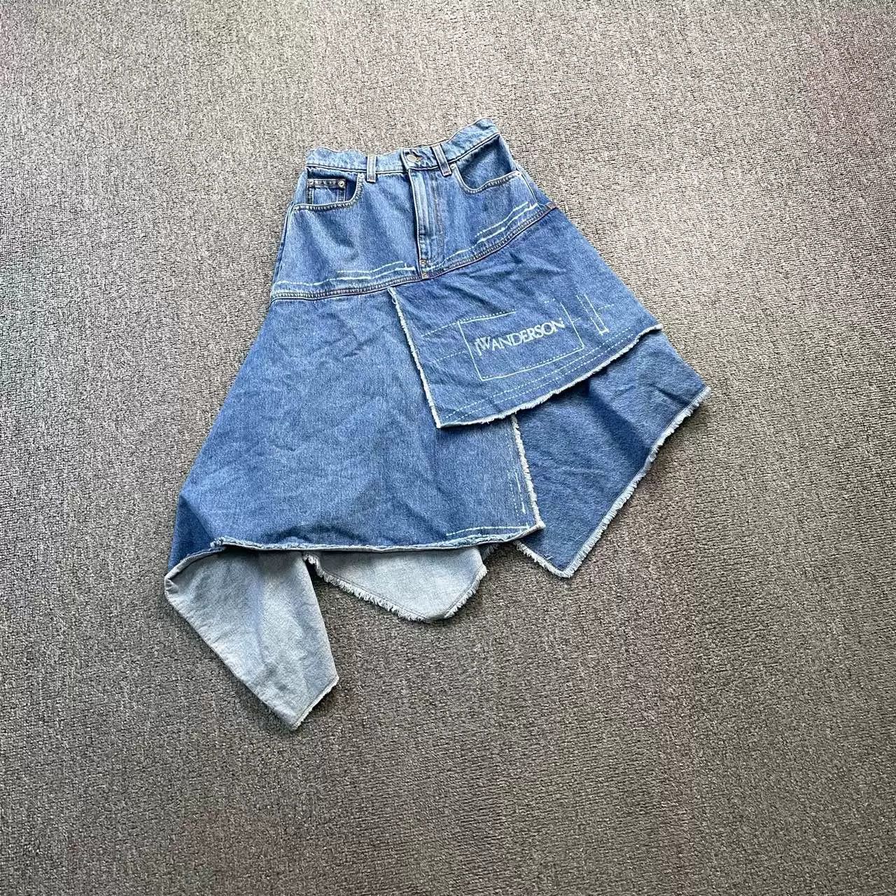 JW Anderson JW Anderson Irregular Denim Skirt Size 38" / US 16 / IT 52 - 1 Thumbnail