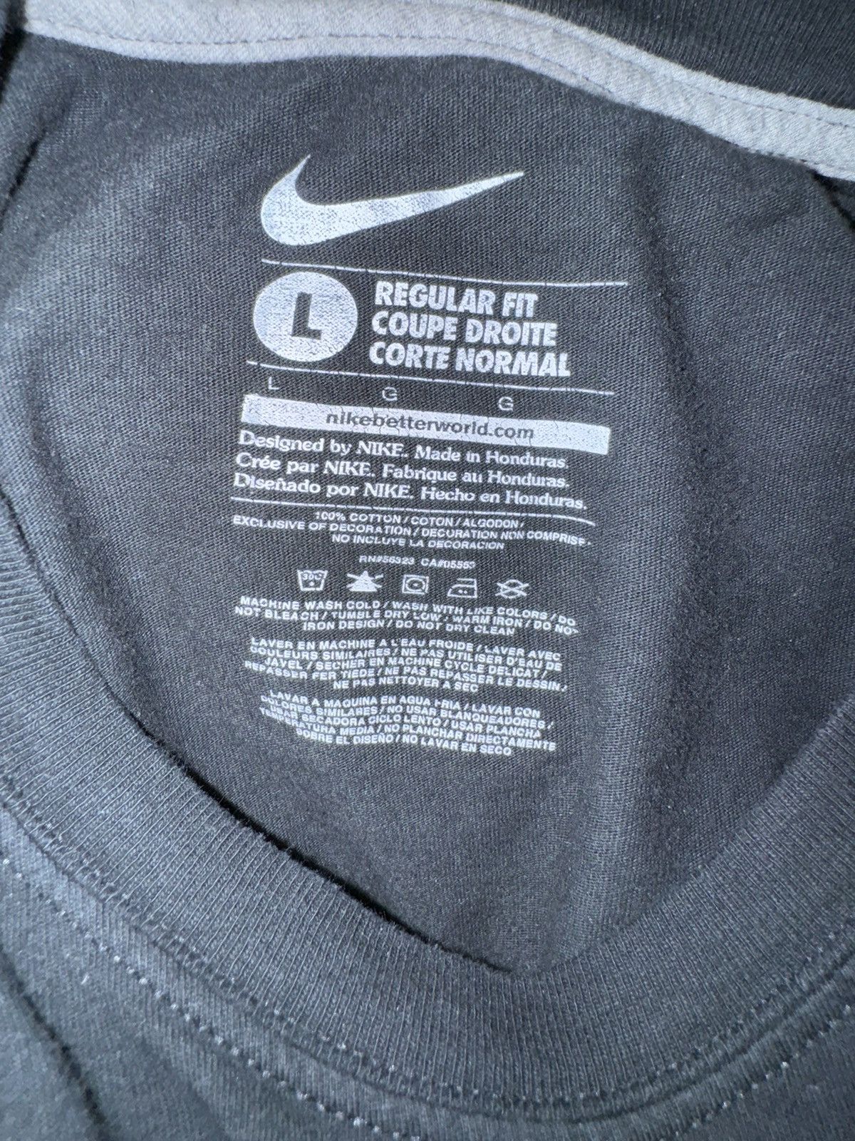 Nike × Vintage Nike Quitting Is Unacceptable Tee Size US L / EU 52-54 / 3 - 9 Thumbnail