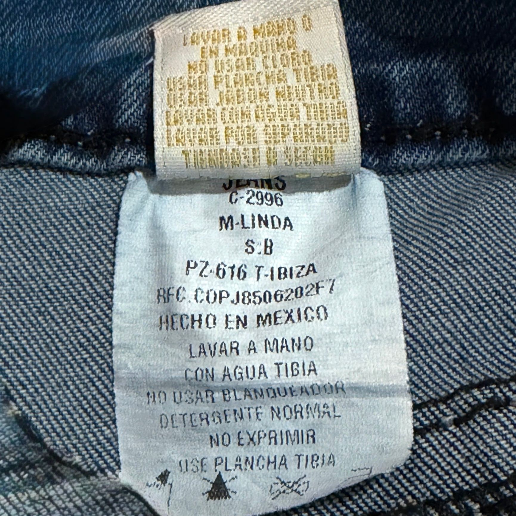 Denime VINTAGE Brenedy Jeans Womens 16 Linda Blue Bootcut Denim Embroidered Rhinestone Medium Wash Girls Women Mens Size 38" / US 16 / IT 52 - 6 Thumbnail