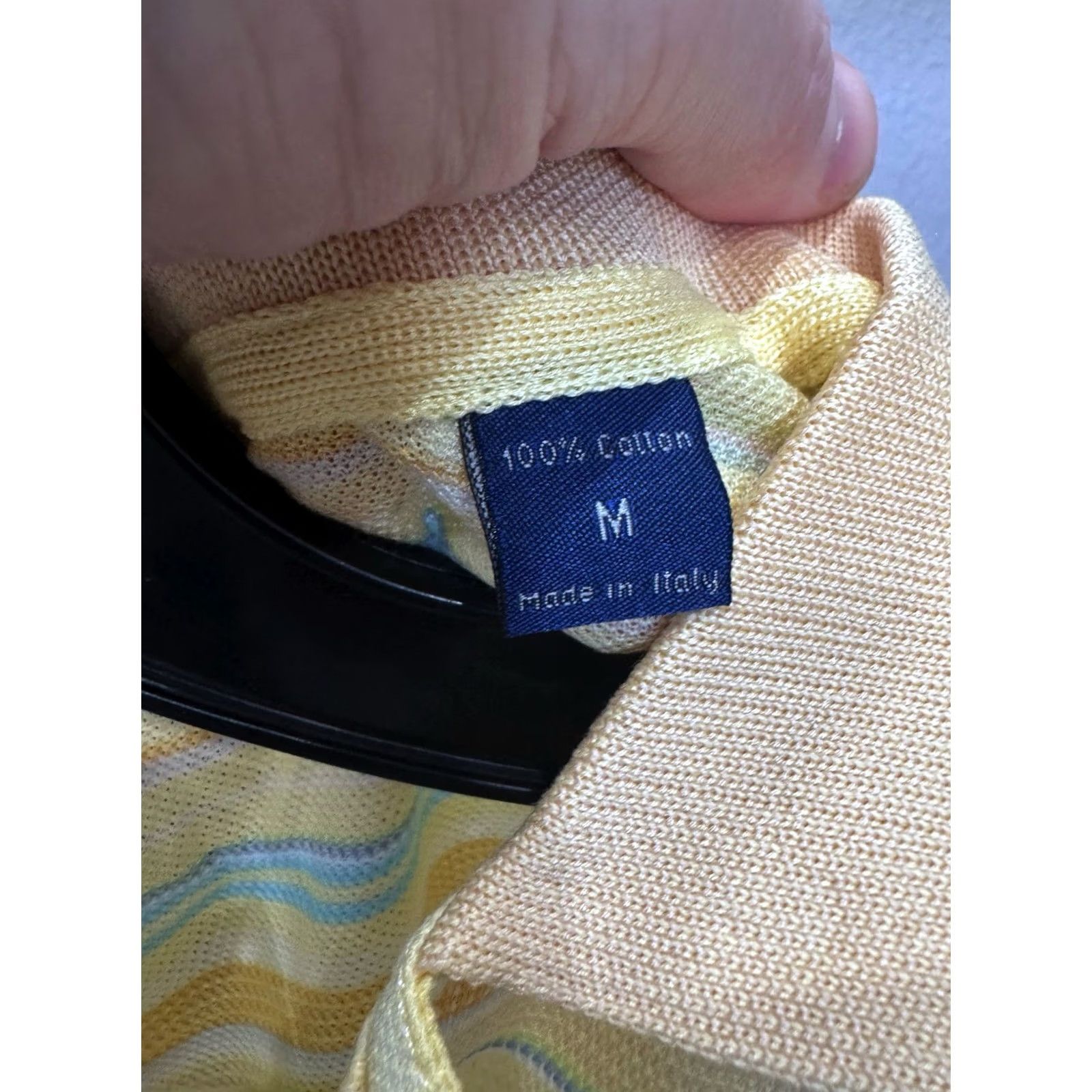 Fila Massimo Fila POLO SHIRT M Yellow Stripe Shirt Men M Multicolor NWT Size US M / EU 48-50 / 2 - 4 Thumbnail