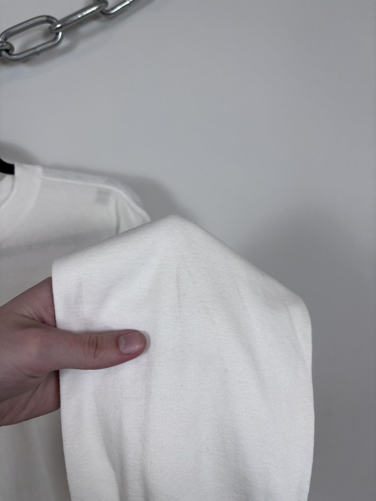 Schott Vintage Schott NYC Men’s White Long Sleeve Henley T-Shirt Size US M / EU 48-50 / 2 - 13 Thumbnail