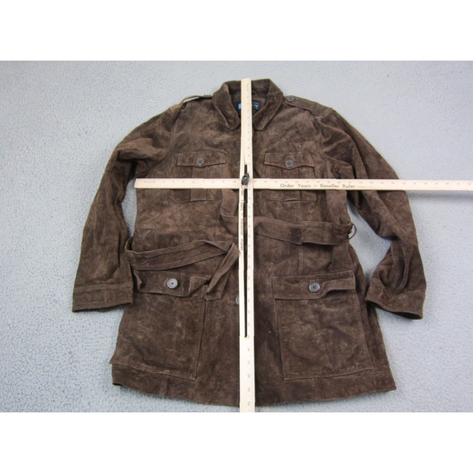 Vintage VINTAGE Relativity Jacket Womens Extra Large XL Brown Genuine Leather Belted Size XL / US 12-14 / IT 48-50 - 5 Thumbnail