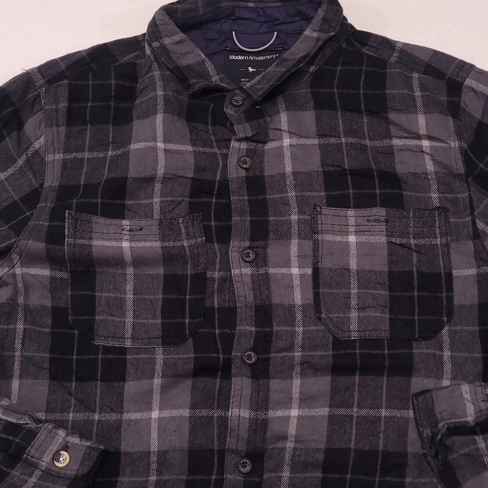 Modern Amusement Modern Amusement Tartan Flannel Casual Shirt Womens Size M Size M / US 6-8 / IT 42-44 - 1 Thumbnail