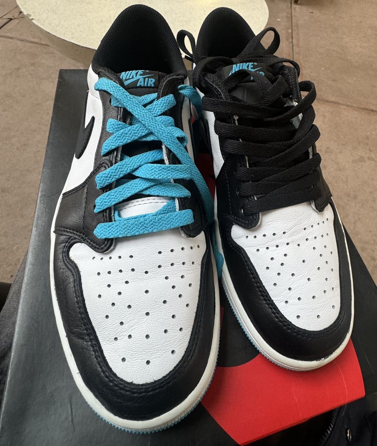 Nike Air Jordan 1 Low “Powder Blue” – Size 10.5 Size US 10.5 / EU 43-44 - 7 Thumbnail