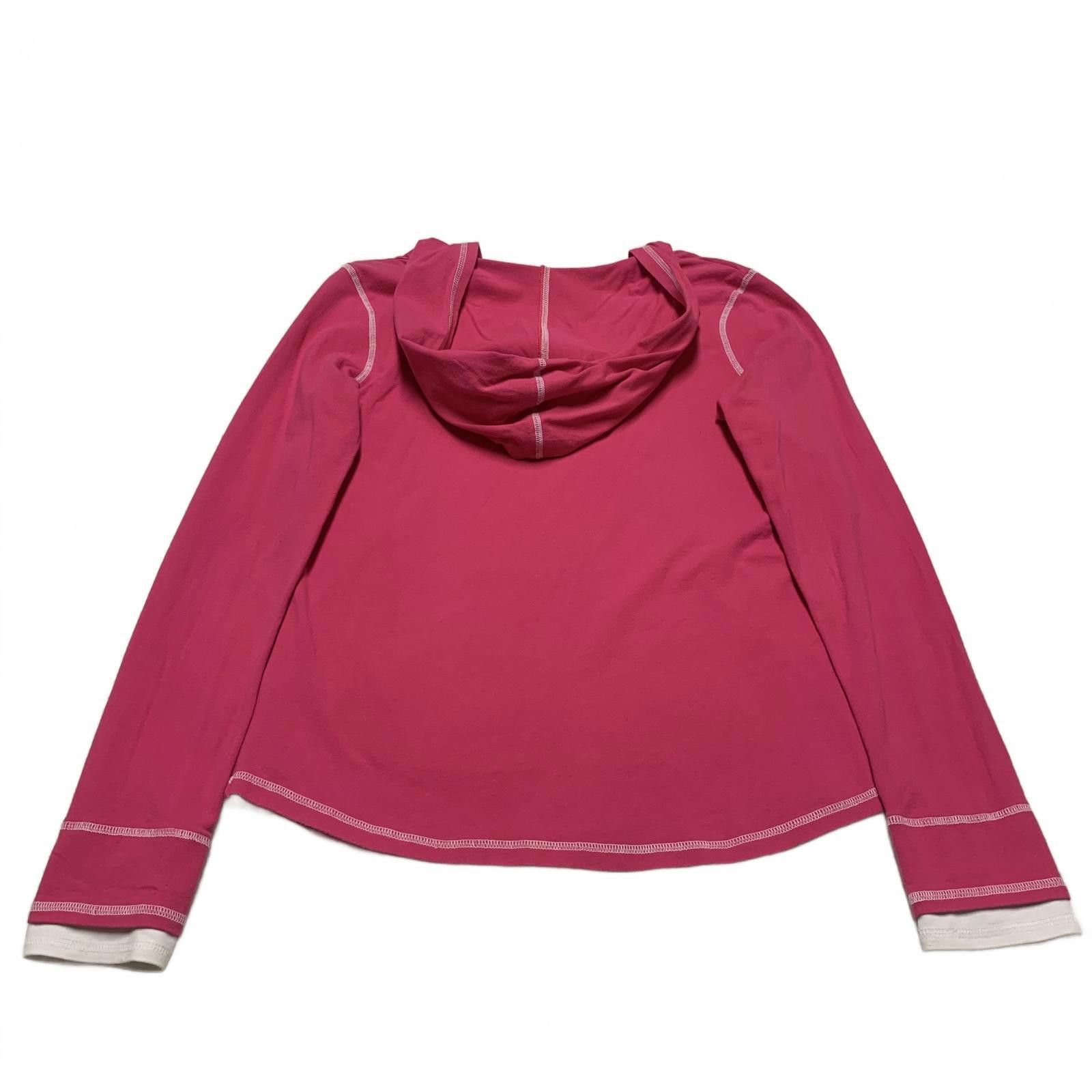 Other JU MORETULTRA Women's M Pink Hooded Long Sleeve Top Size M / US 6-8 / IT 42-44 - 10 Thumbnail