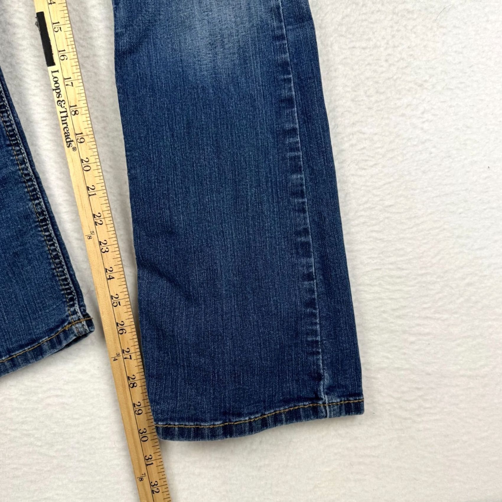 Ariat Ariat Jeans Women 29x30 Stretch Bootcut Denim 5-Pocket Blue Regular M/Wovens Size 29" - 7 Thumbnail