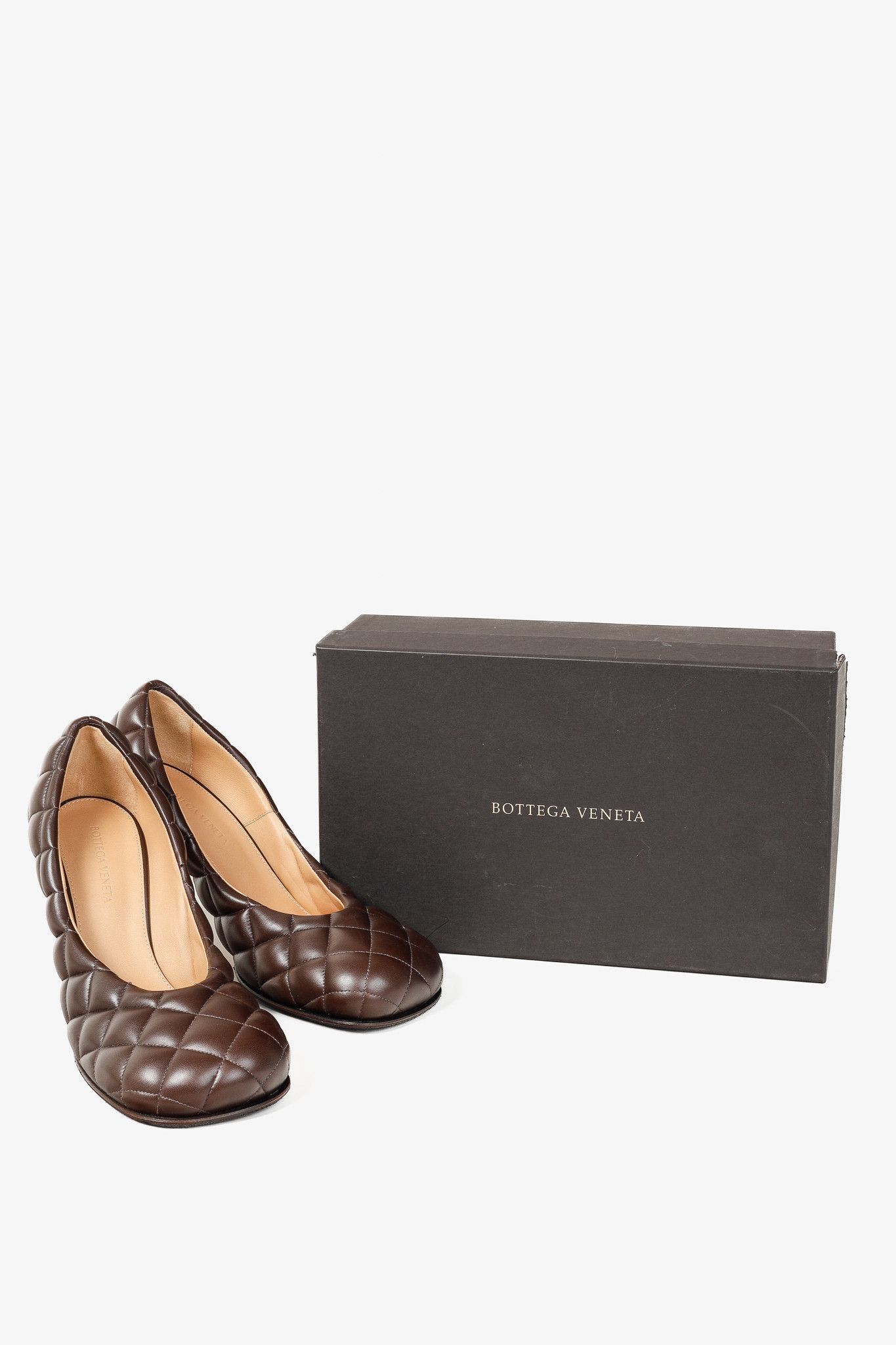 Bottega Veneta Bottega Veneta Stitched Matelasse Nappa Dream Pumps Size US 9 / IT 39 - 10 Thumbnail