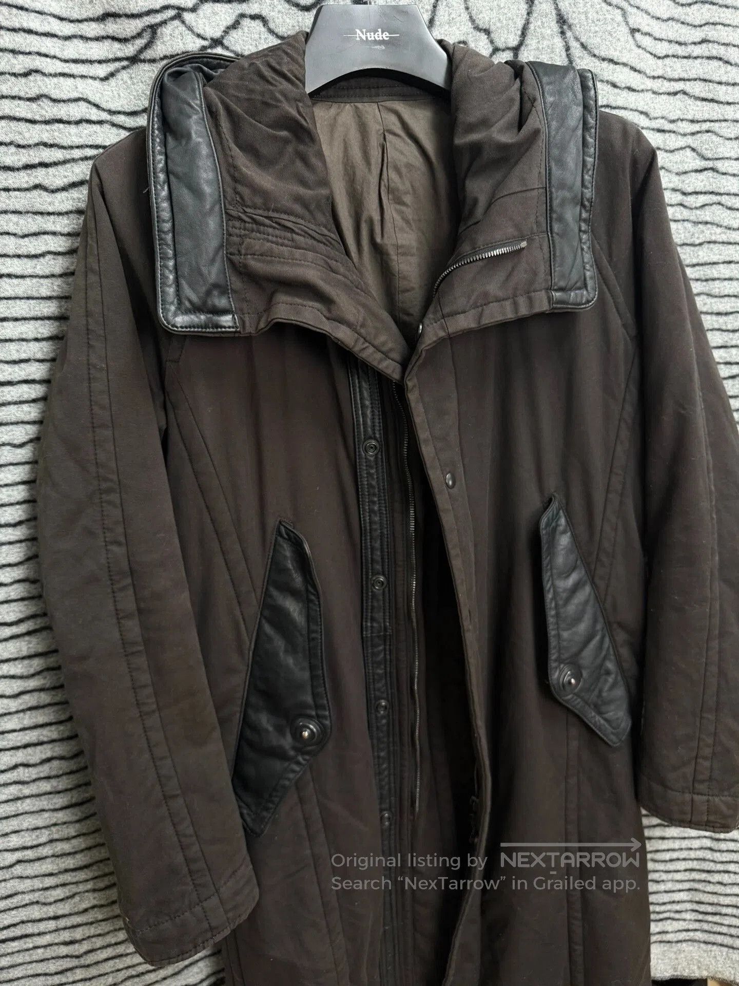 Julius Julius 7 08AW Sheepskin Panel Coat. Size US S / EU 44-46 / 1 - 7 Thumbnail