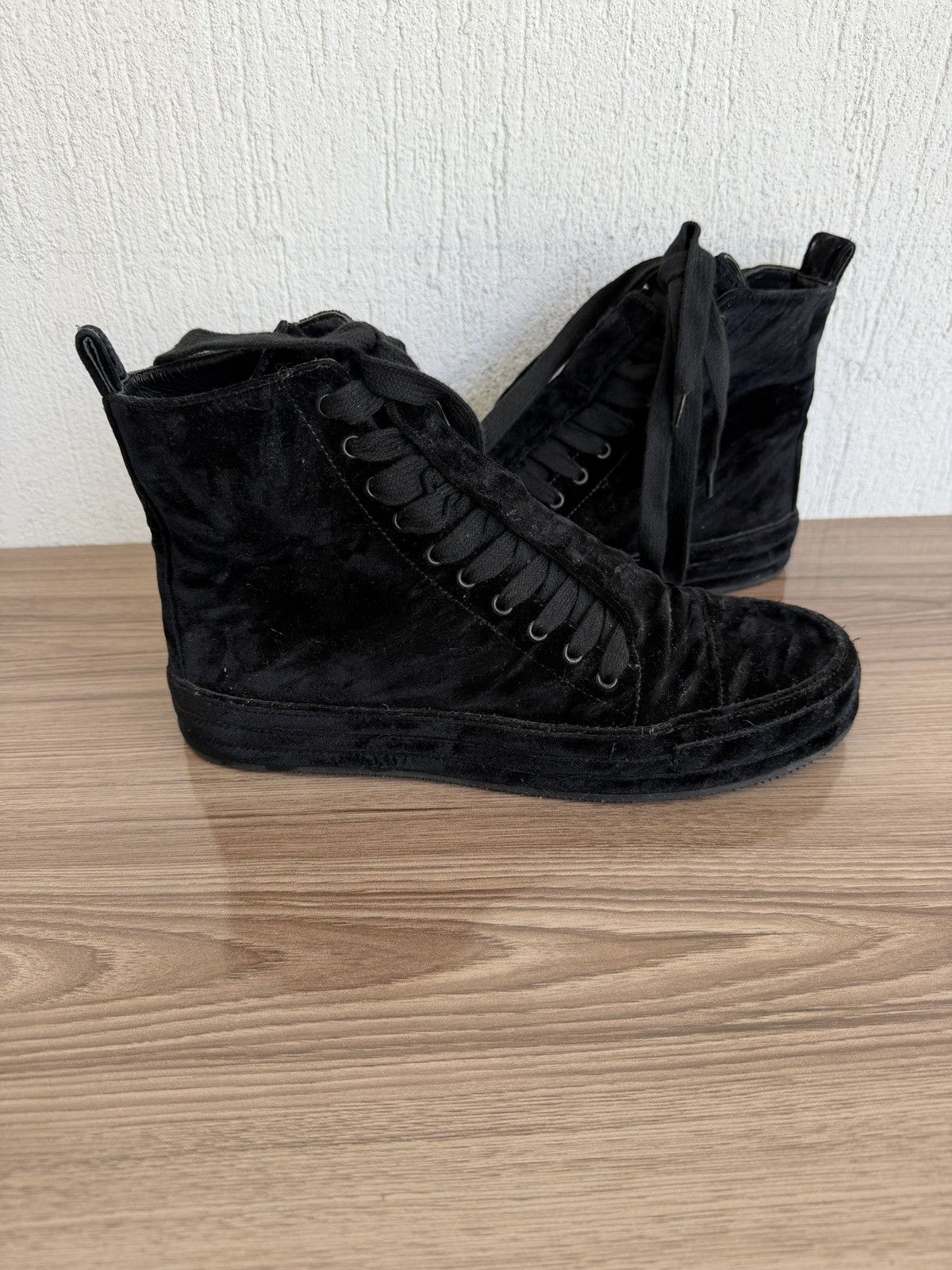 Ann Demeulemeester 🕷️Scamosciato velvet sneaker Size US 8.5 / EU 41-42 - 10 Thumbnail