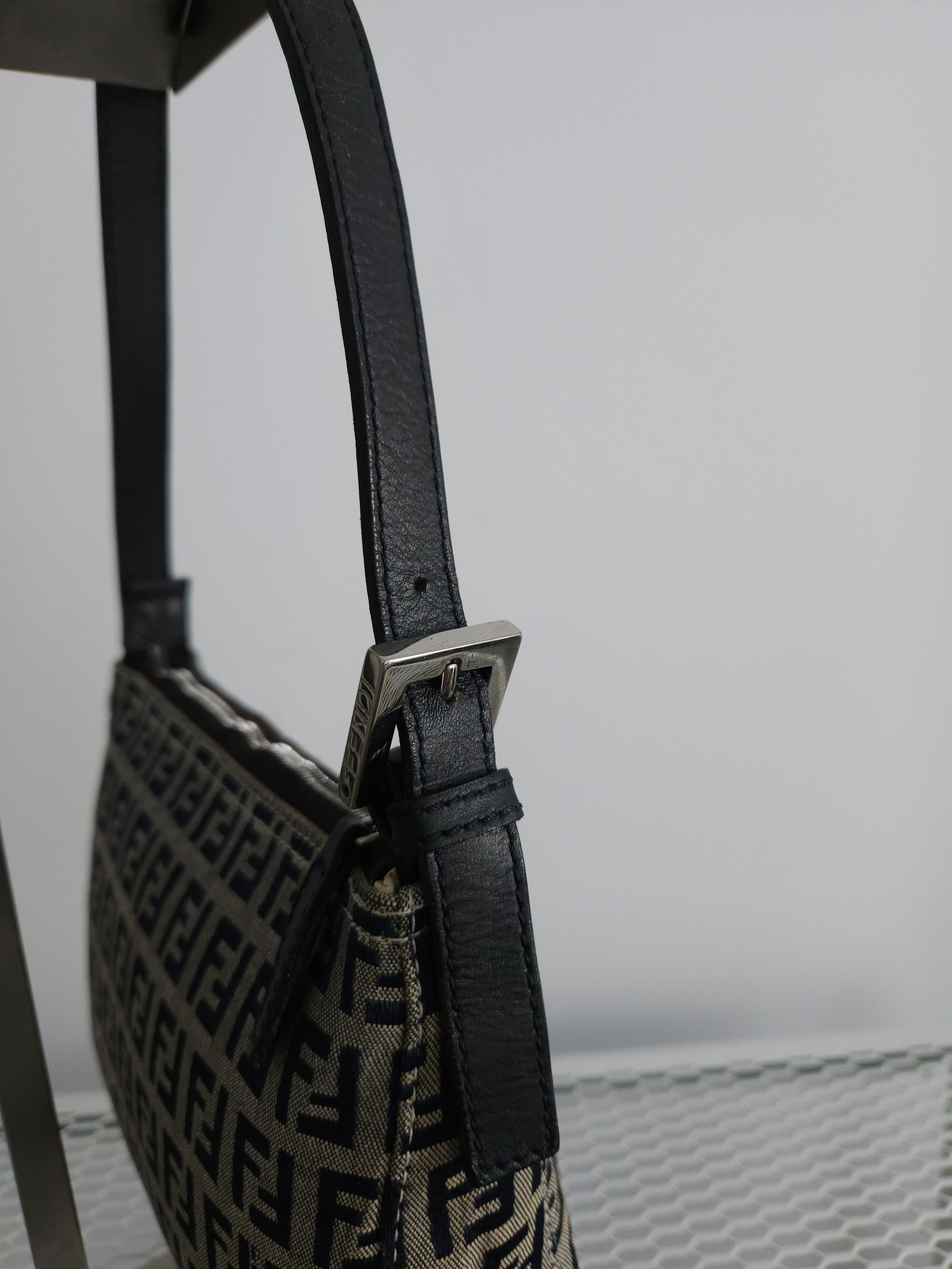 Fendi Fendi zucchino ff monogram canvas mini bag pochette Size ONE SIZE - 12 Thumbnail