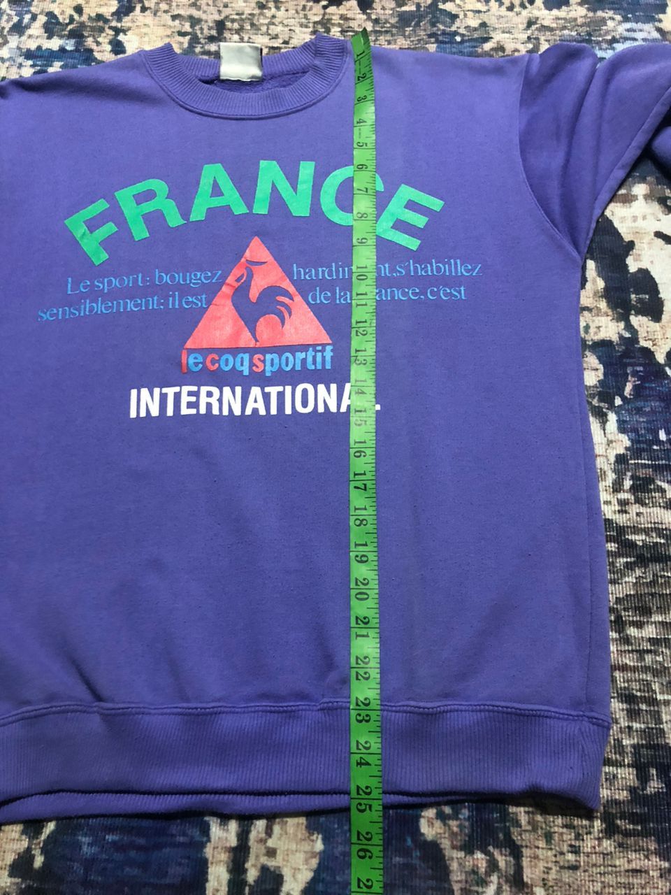 Le Coq Sportif Vintage 90s Le Coq Sportif France Sweatshirt Dirty Size US M / EU 48-50 / 2 - 13 Thumbnail