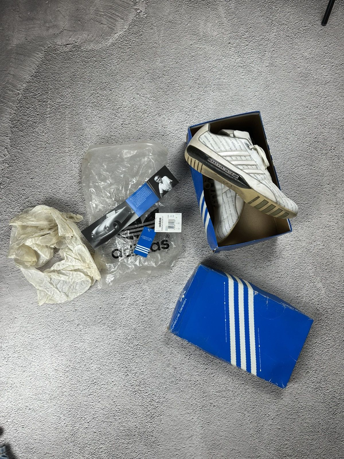 Adidas × Porsche Design Vintage Adidas Porsche Design S 2 Monogram Leather Sneakers Size US 11.5 / EU 44-45 - 1 Thumbnail