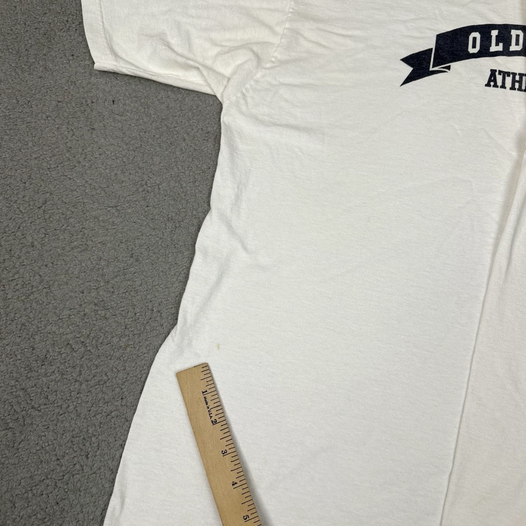 Old Navy VINTAGE Old Navy T Shirt Adult L White Logo USA Made Graphic Mens Shirt Size US L / EU 52-54 / 3 - 7 Thumbnail