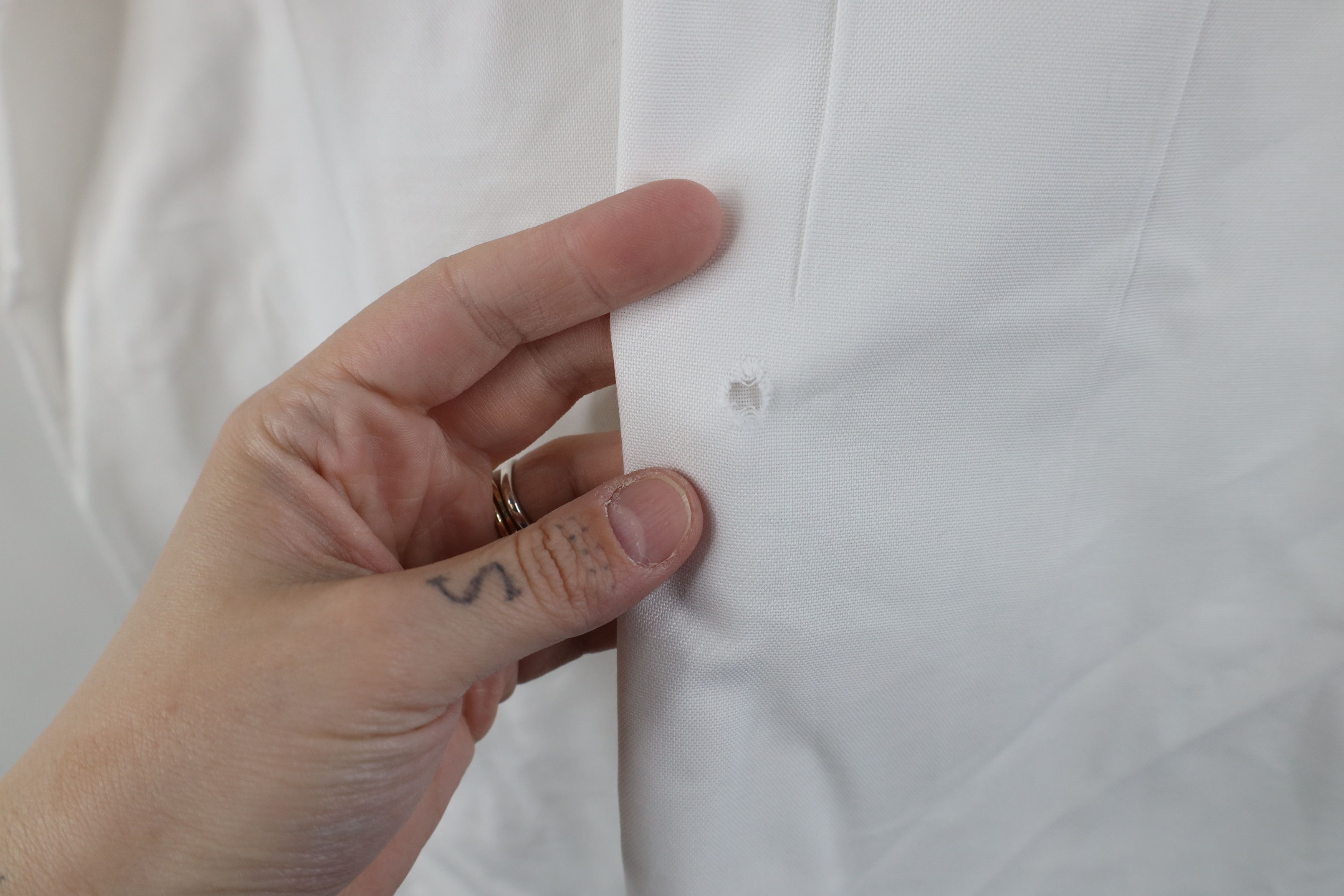 L.L. Bean × Vintage Vintage 90s LL Bean Short Sleeve Collared Button Shirt White Size US M / EU 48-50 / 2 - 11 Thumbnail