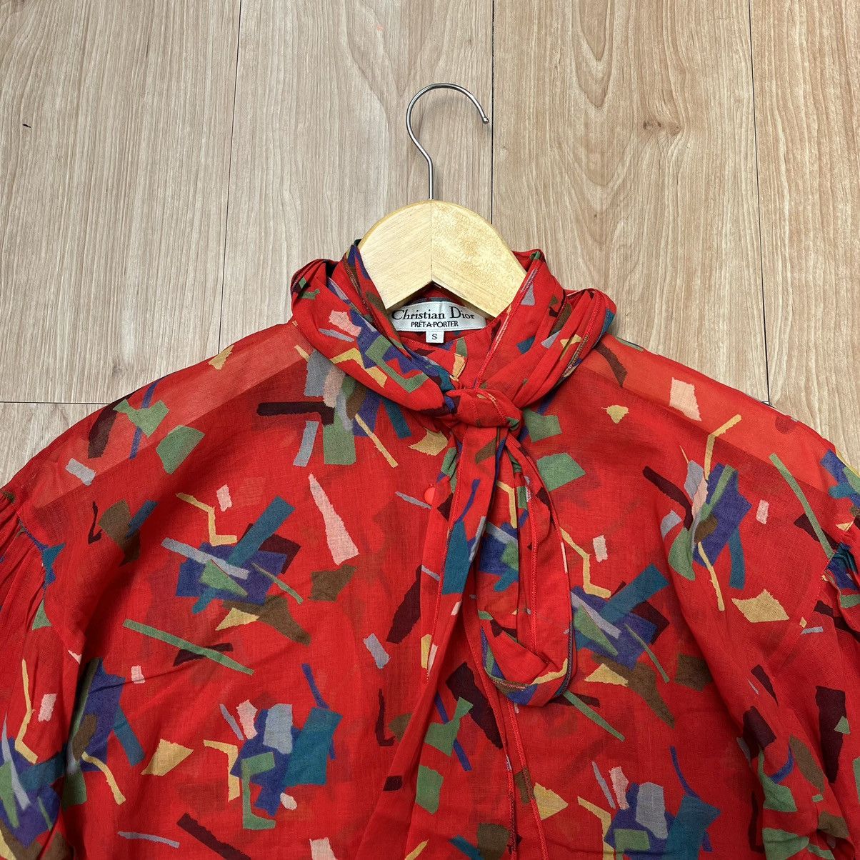 Christian Dior Monsieur × Vintage Vintage 90s Christian Dior Preta A Porter Luxury Button Ups Size S / US 4 / IT 40 - 3 Thumbnail