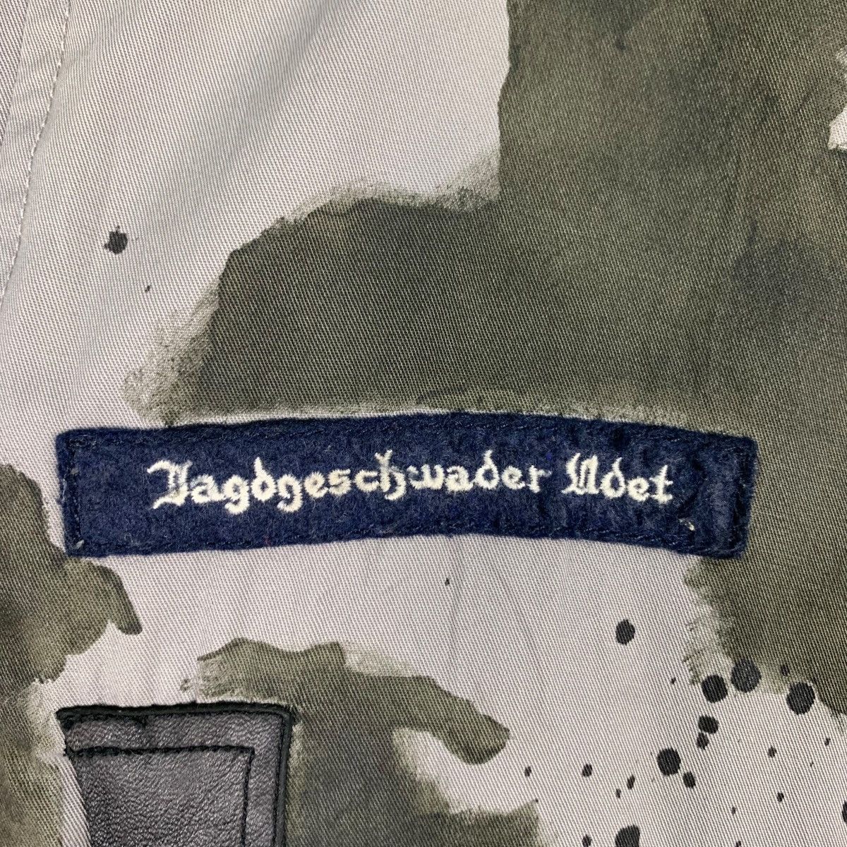 Vintage Jagdgeschwader Udet Acid Wash Fur Hoodie Parka #0653-C30 Size US M / EU 48-50 / 2 - 14 Thumbnail